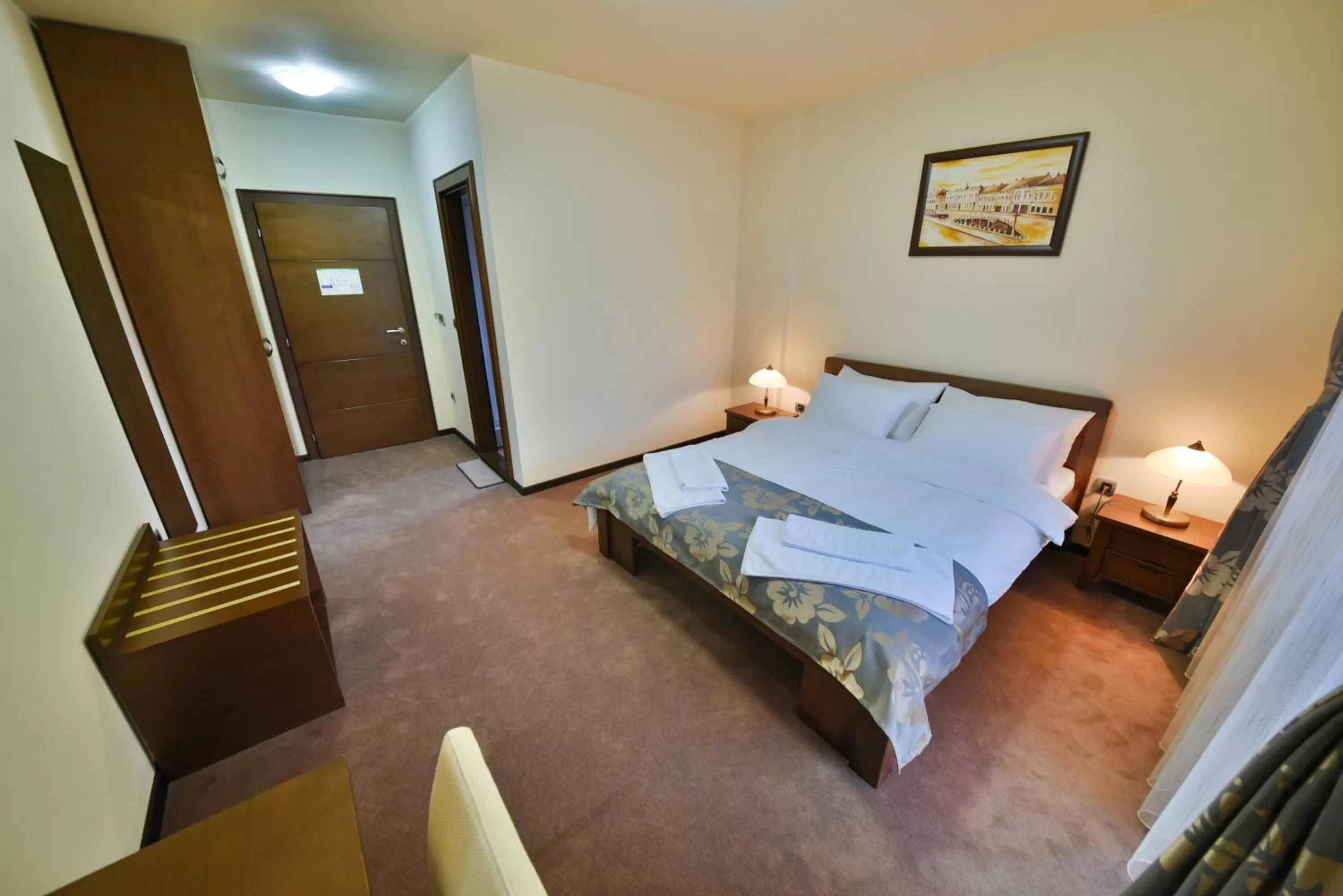 Bedroom, Bed in Garni Hotel Central Lux