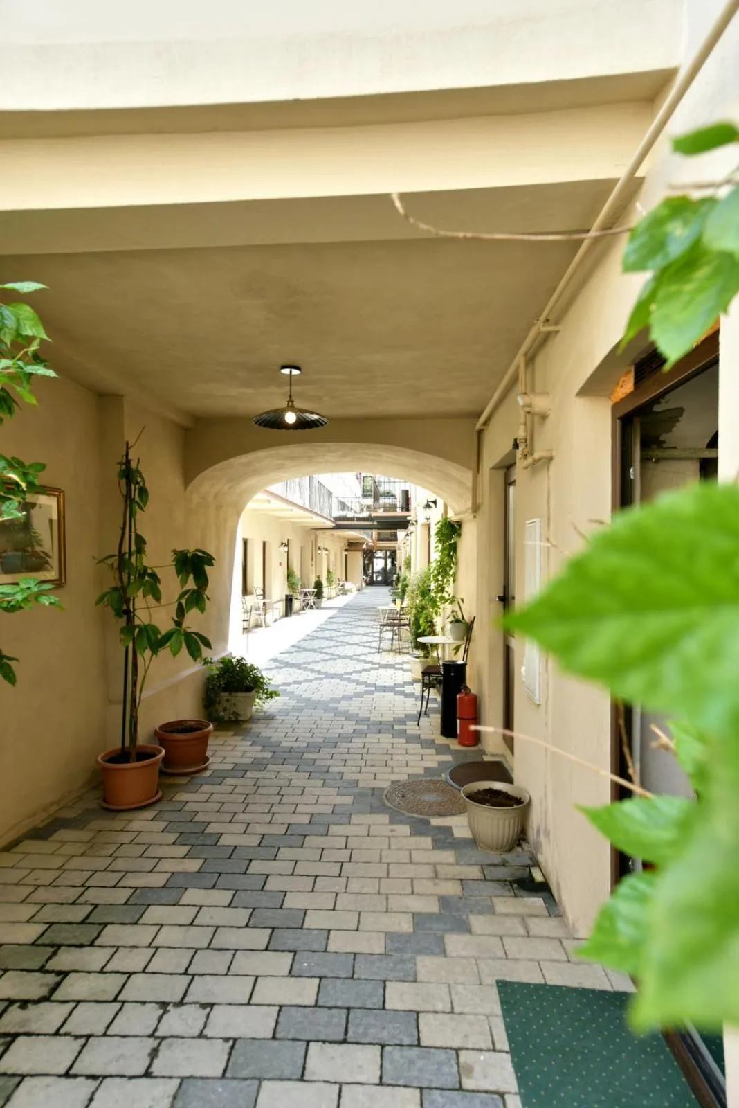 Inner courtyard view in Safrano Palace