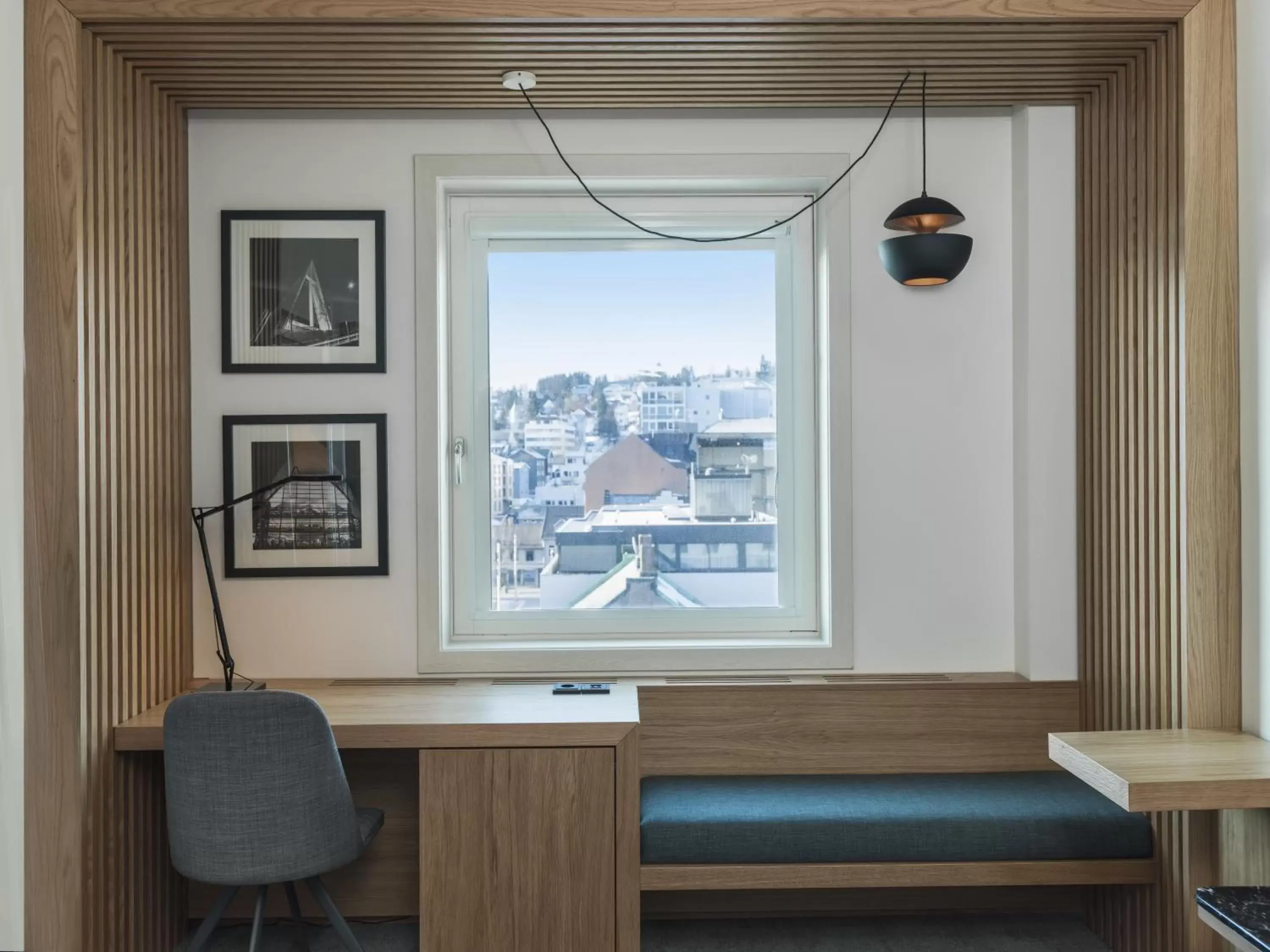 Seating area in Radisson Blu Hotel Tromsø