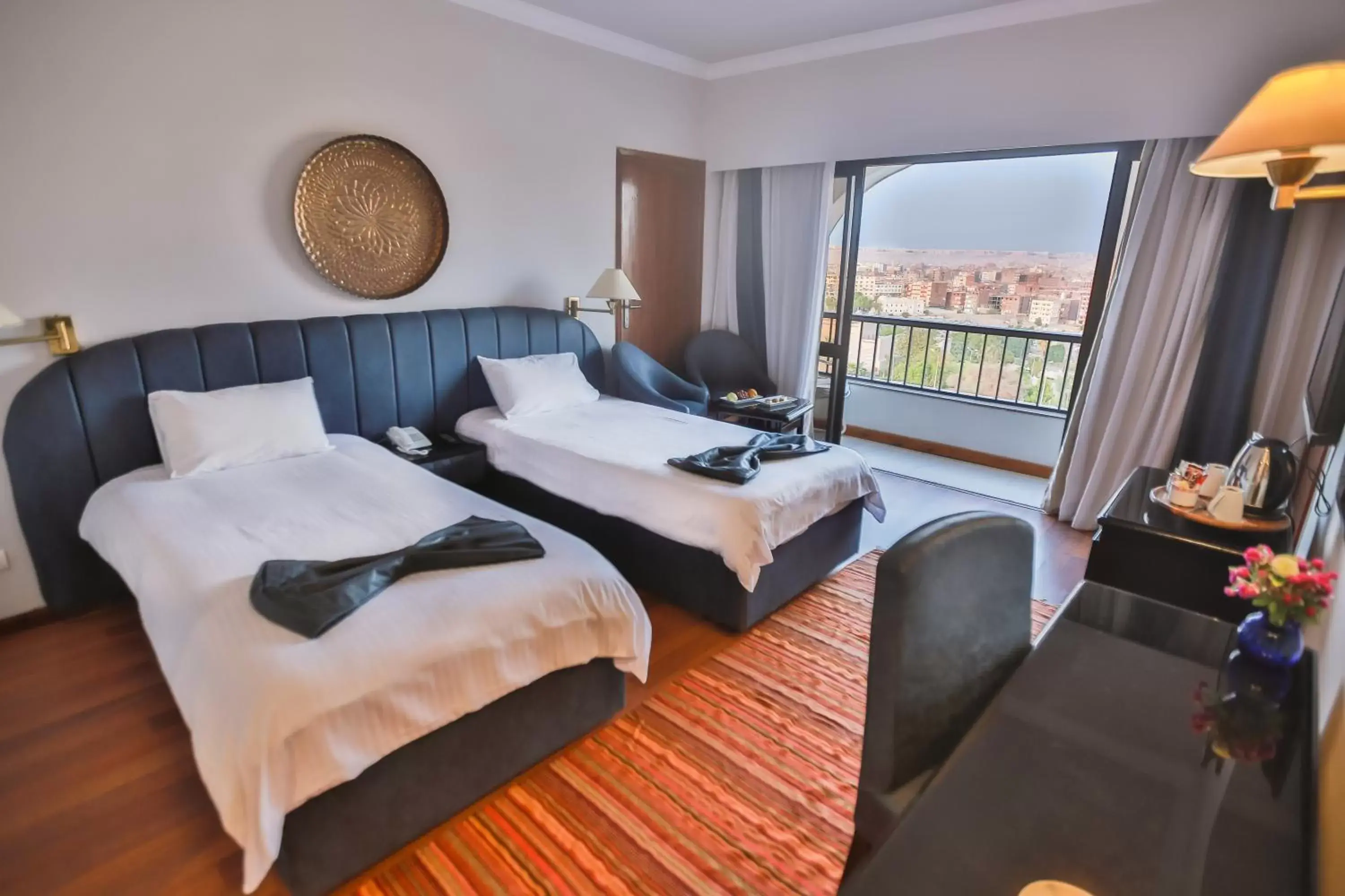 City view, Bed in Basma Hotel Aswan City view, Bed in Basma Hotel Aswan