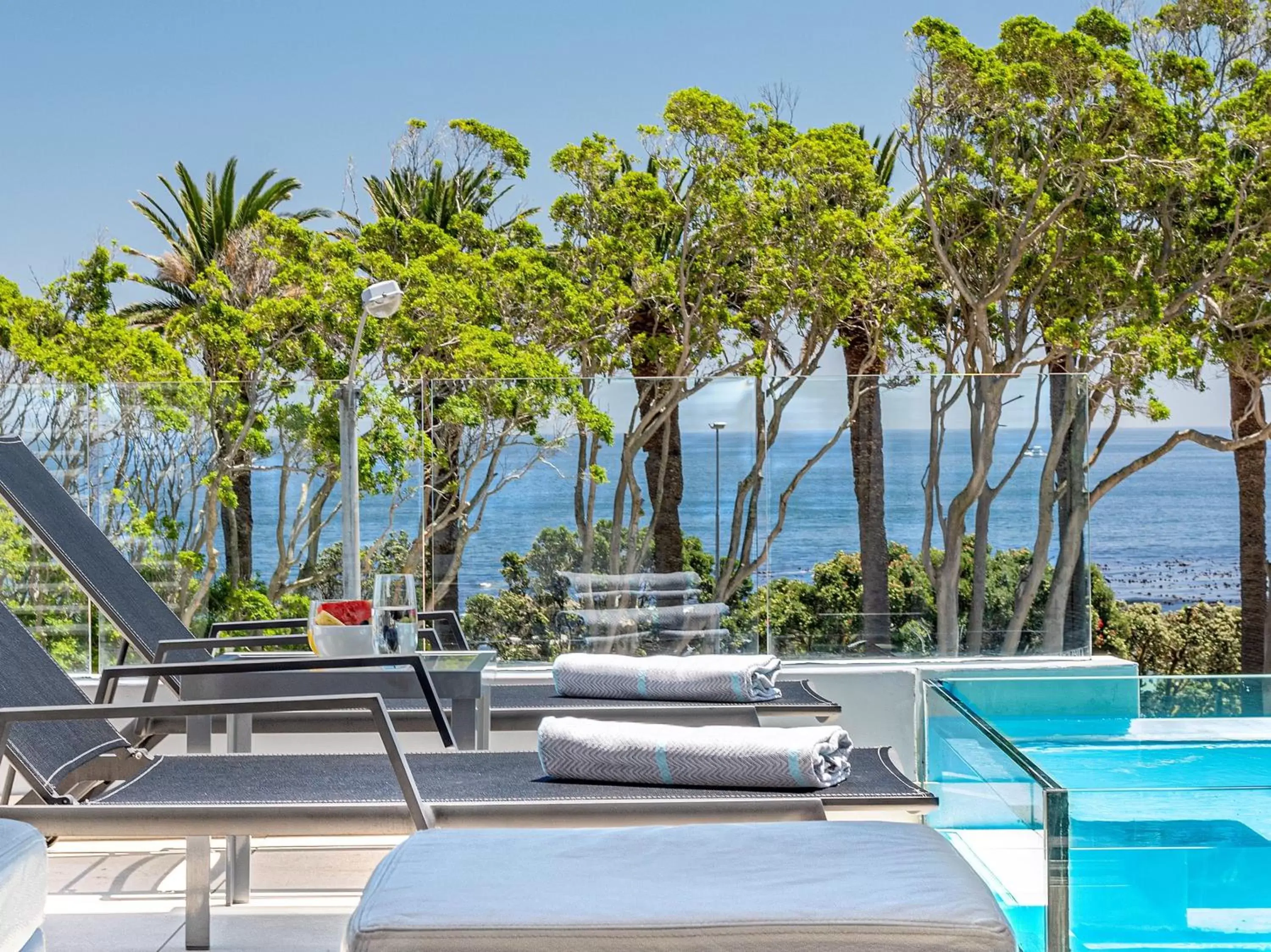 sunbed, Swimming Pool in South Beach Camps Bay Boutique Hotel