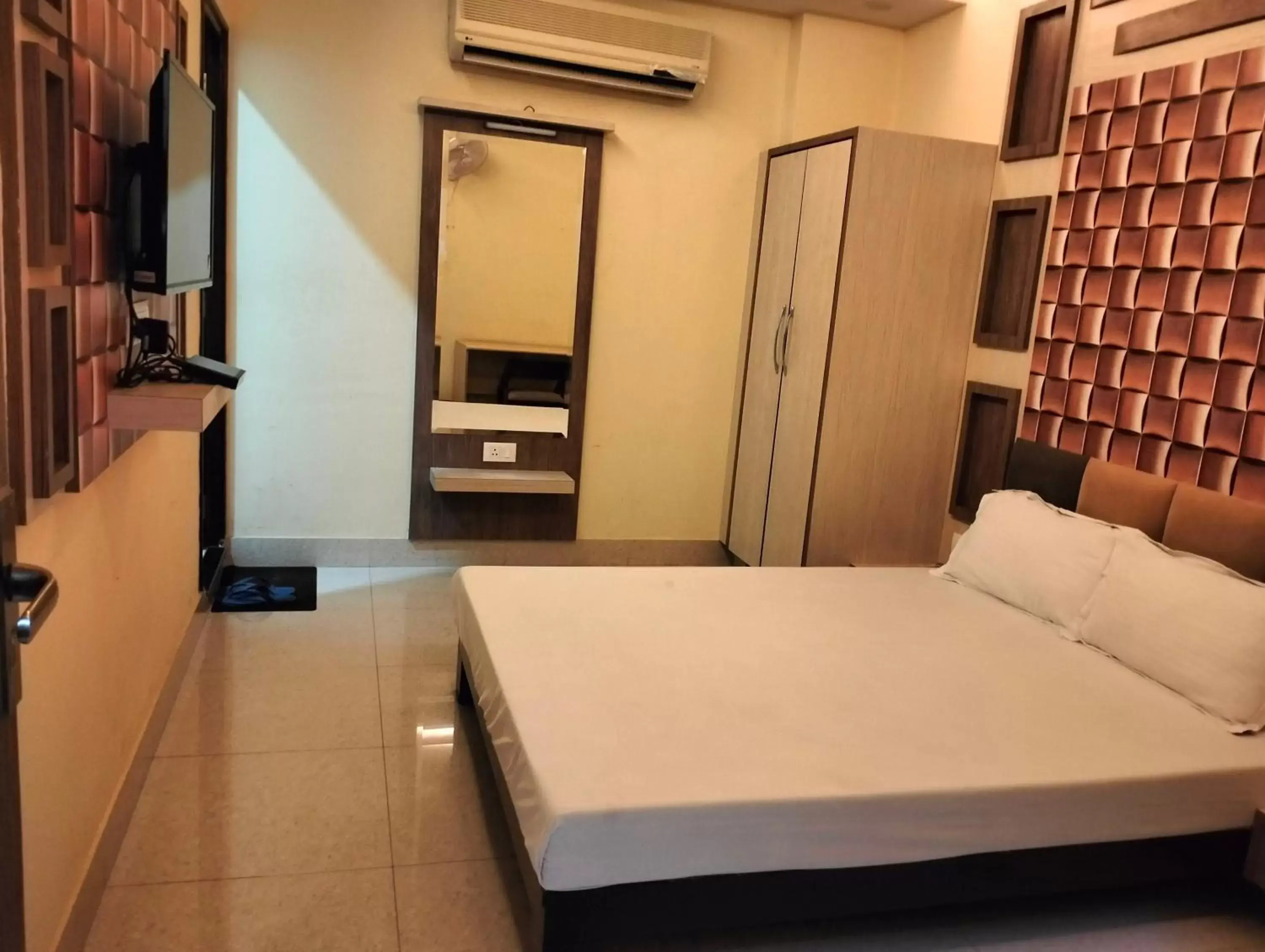 Bed in Hotel Shri Gourav Bed in Hotel Shri Gourav