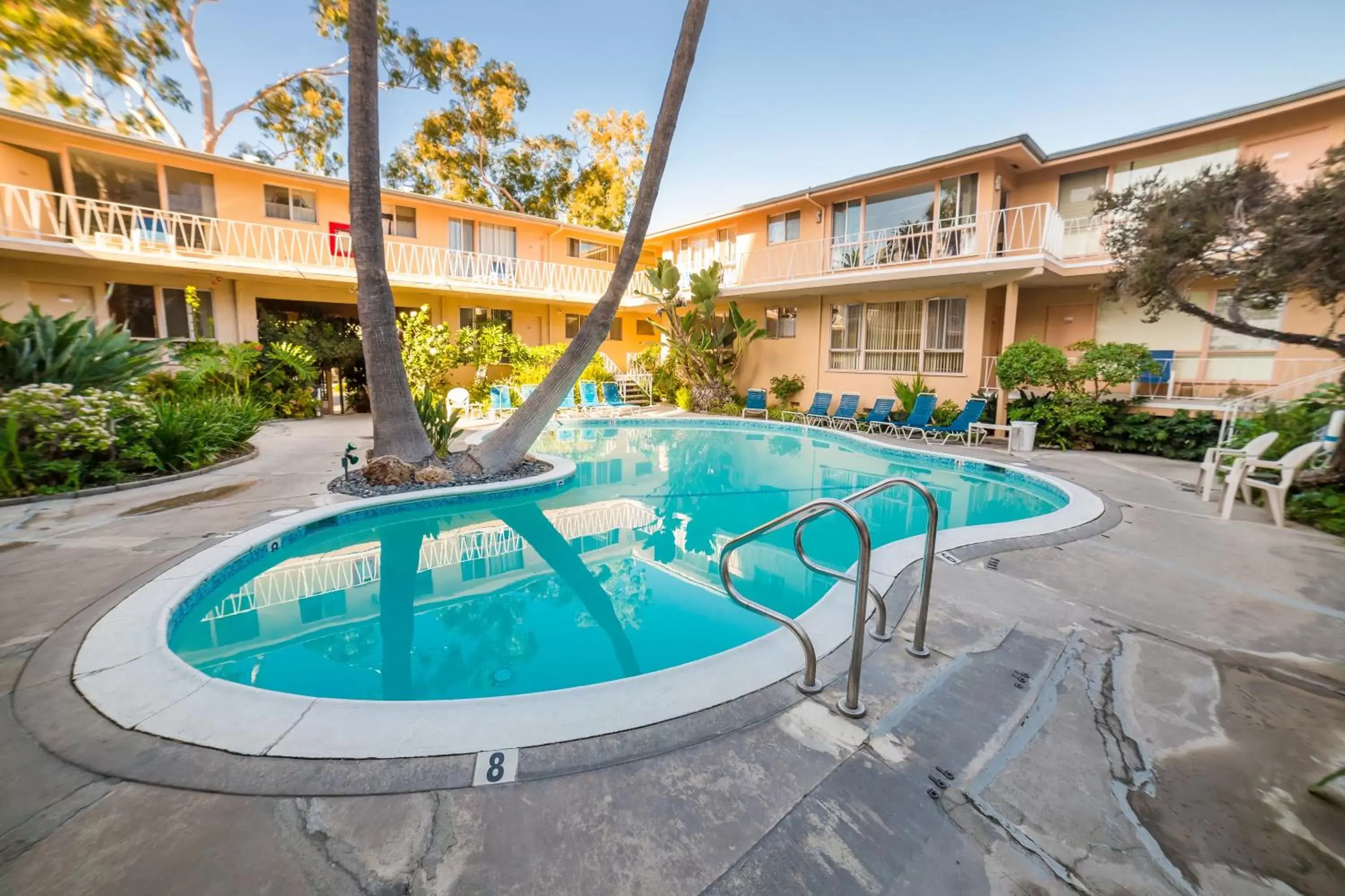 Property building, Swimming Pool in Cal Mar Hotel Suites