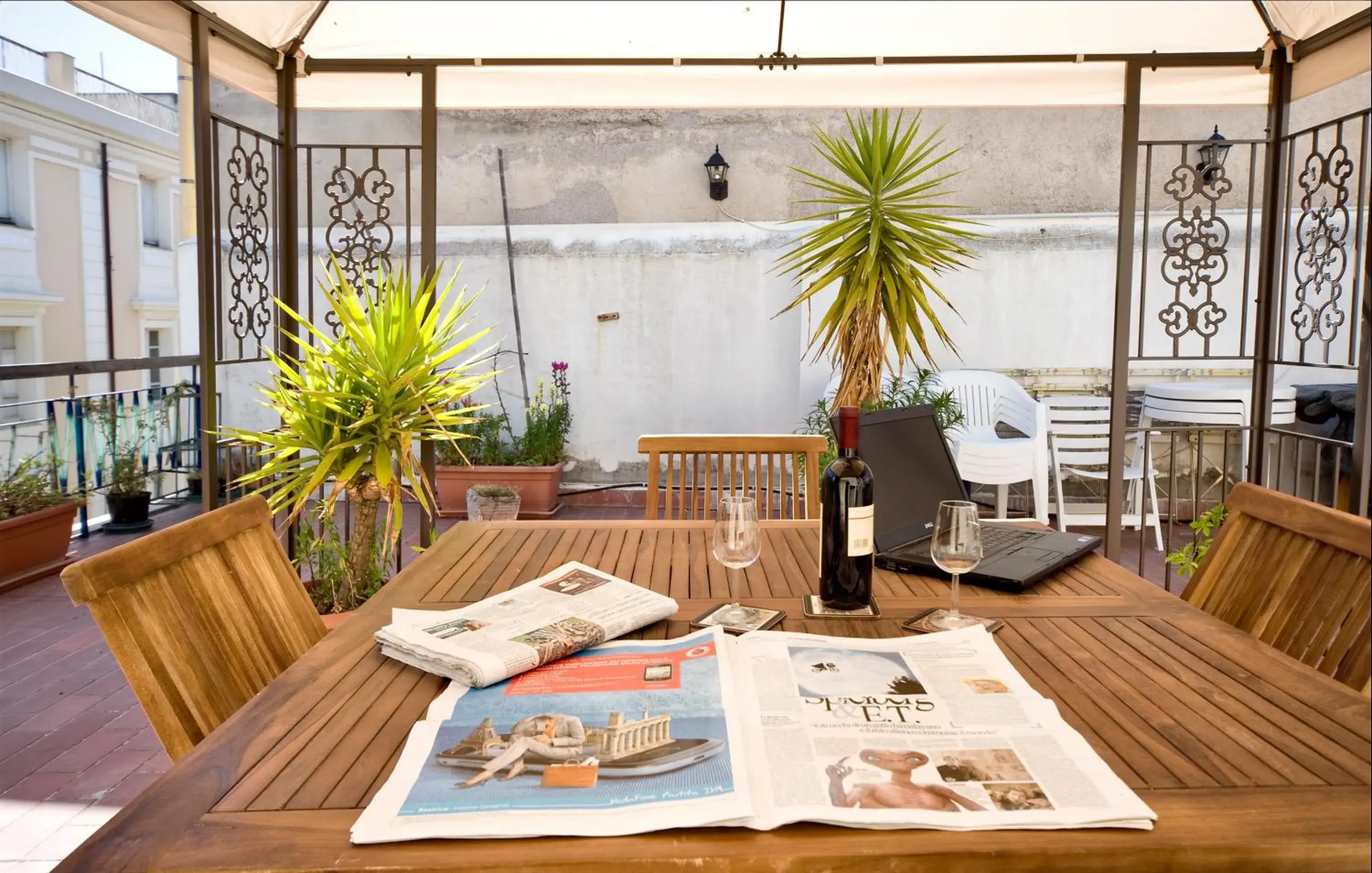 Balcony/Terrace in Silvia e Paolo