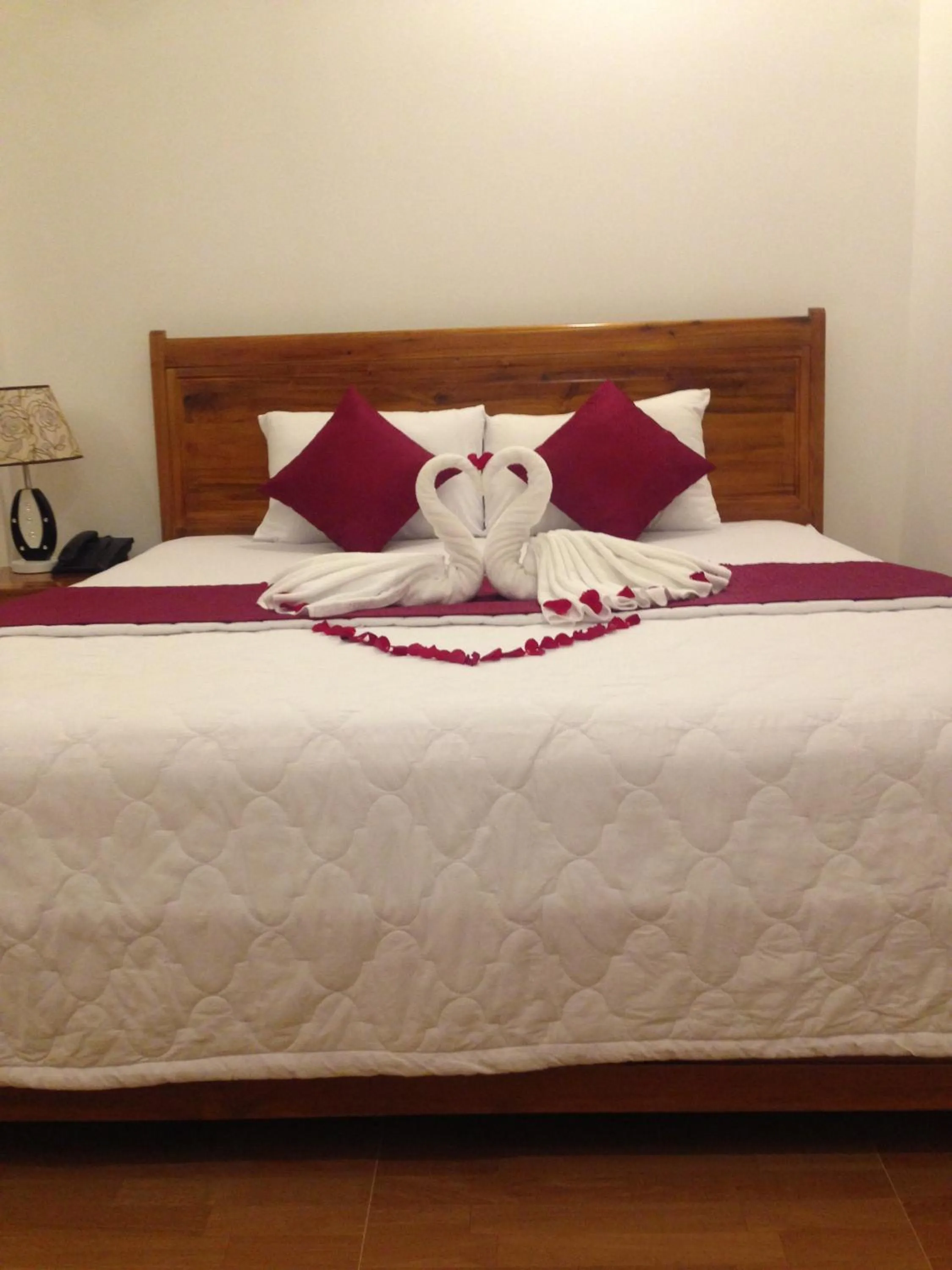 Bed in Ngoc Viet Bungalow