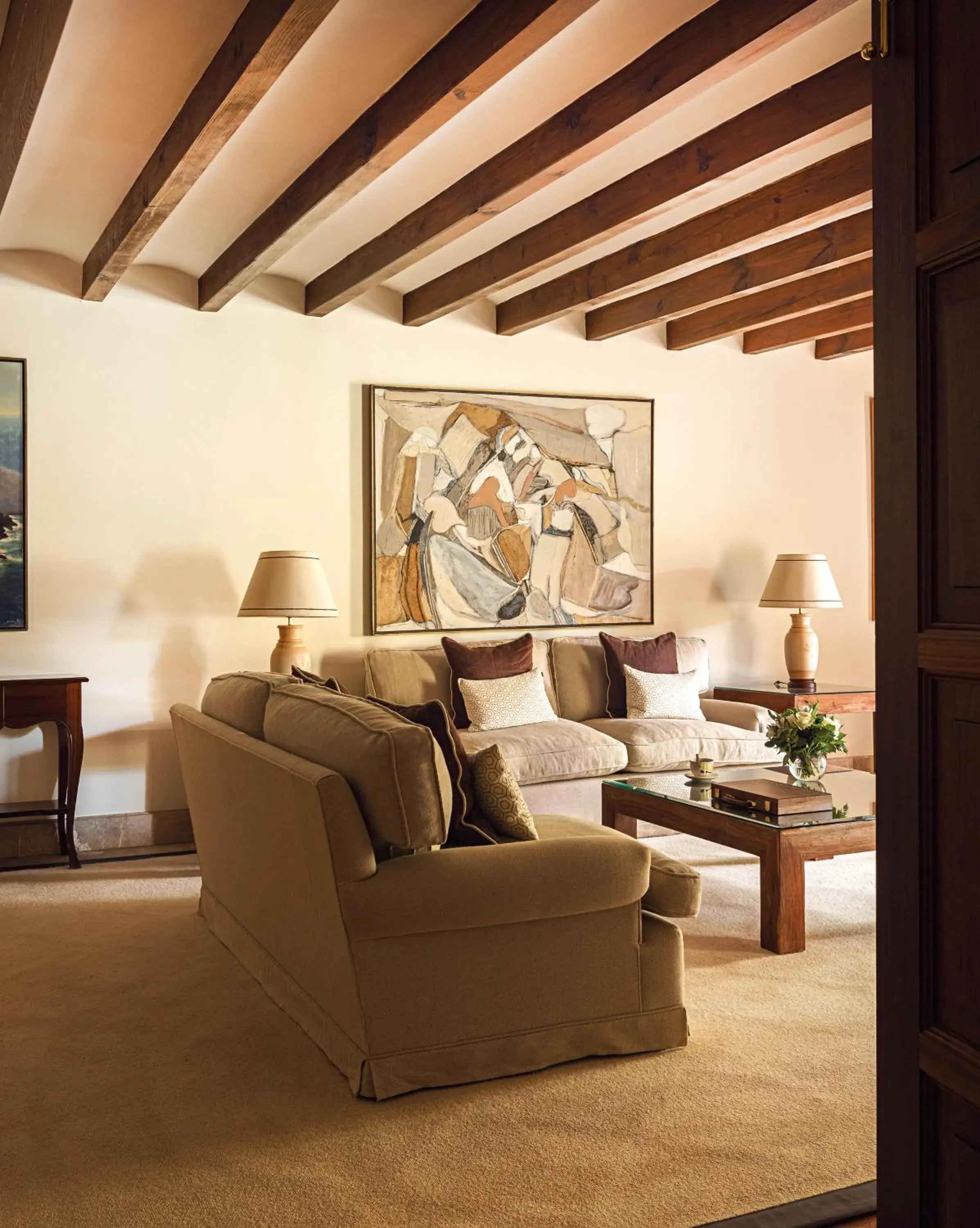 Living room, Seating Area in La Residencia, A Belmond Hotel, Mallorca