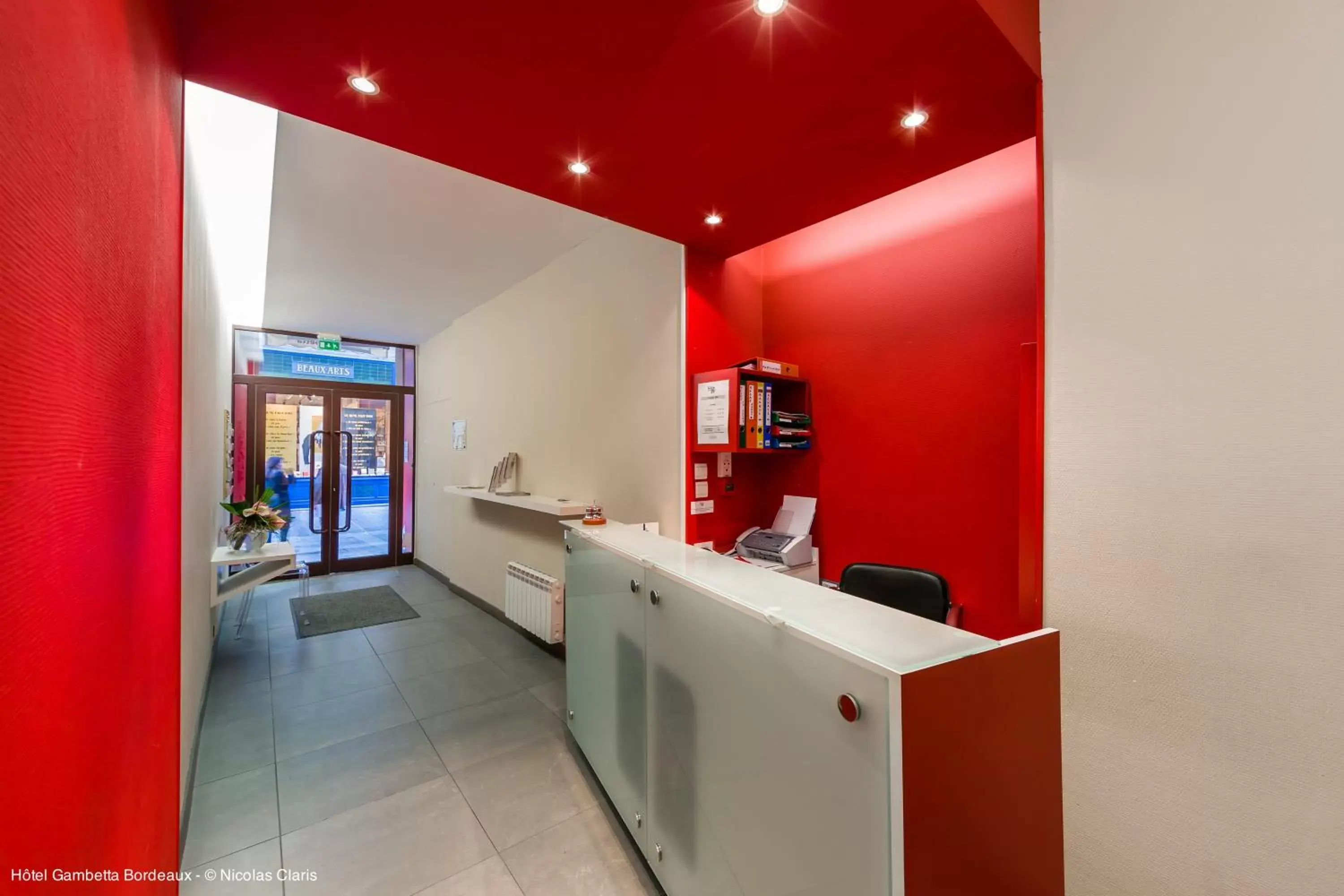 Lobby or reception in Hotel Gambetta