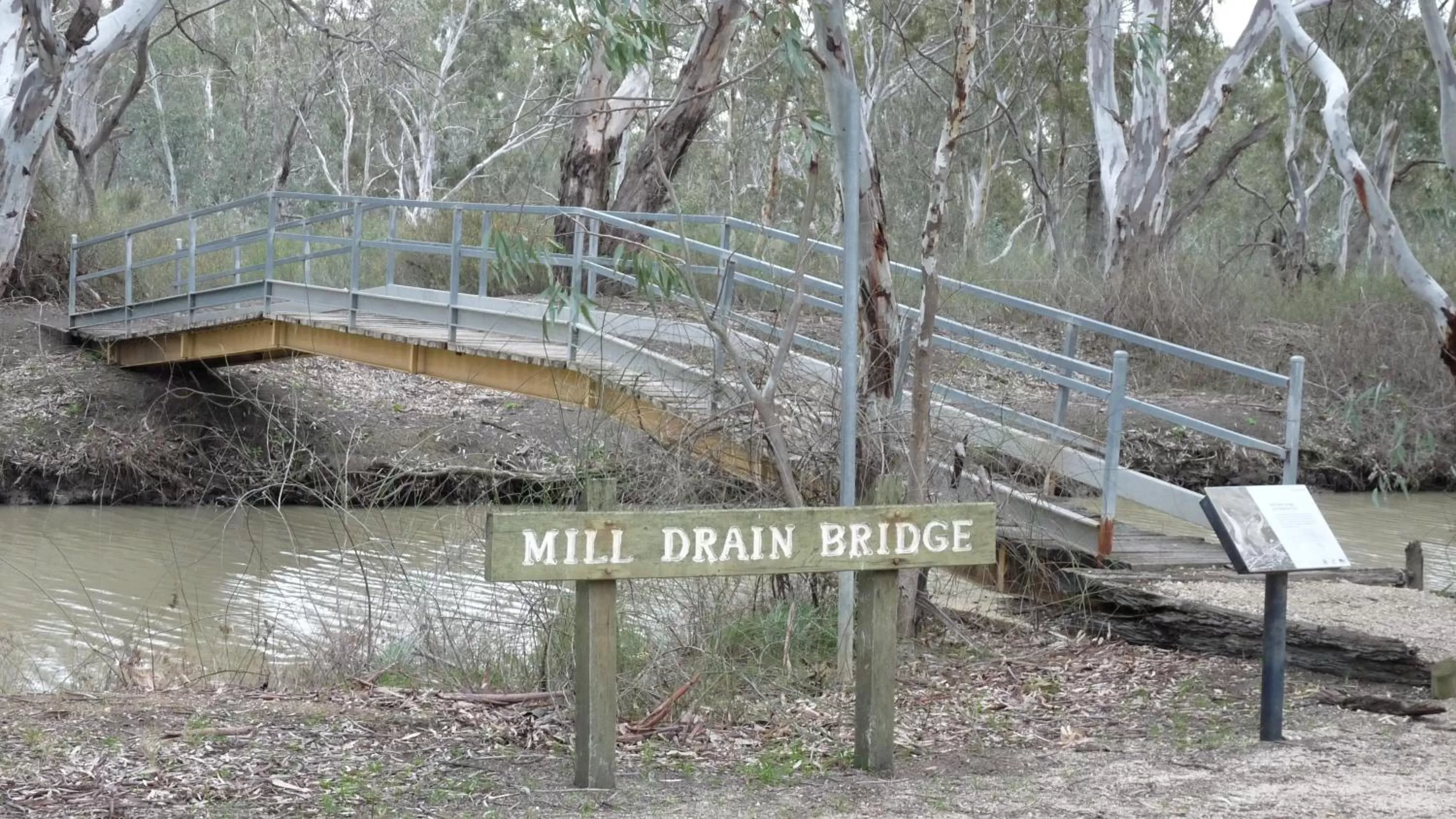 Natural landscape in Loddon River Motel Kerang