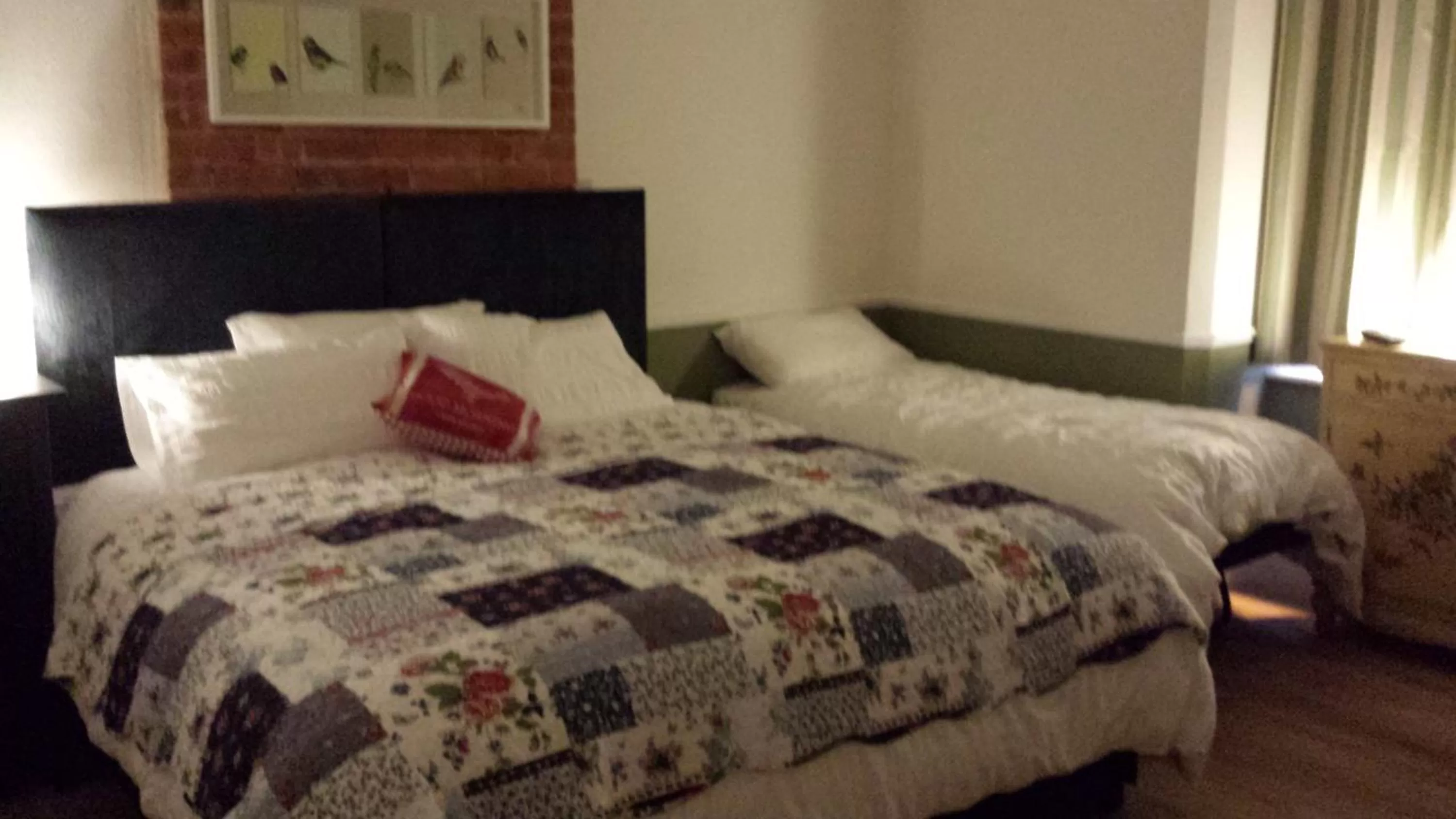 Bed in The Railway Inn Westerfield