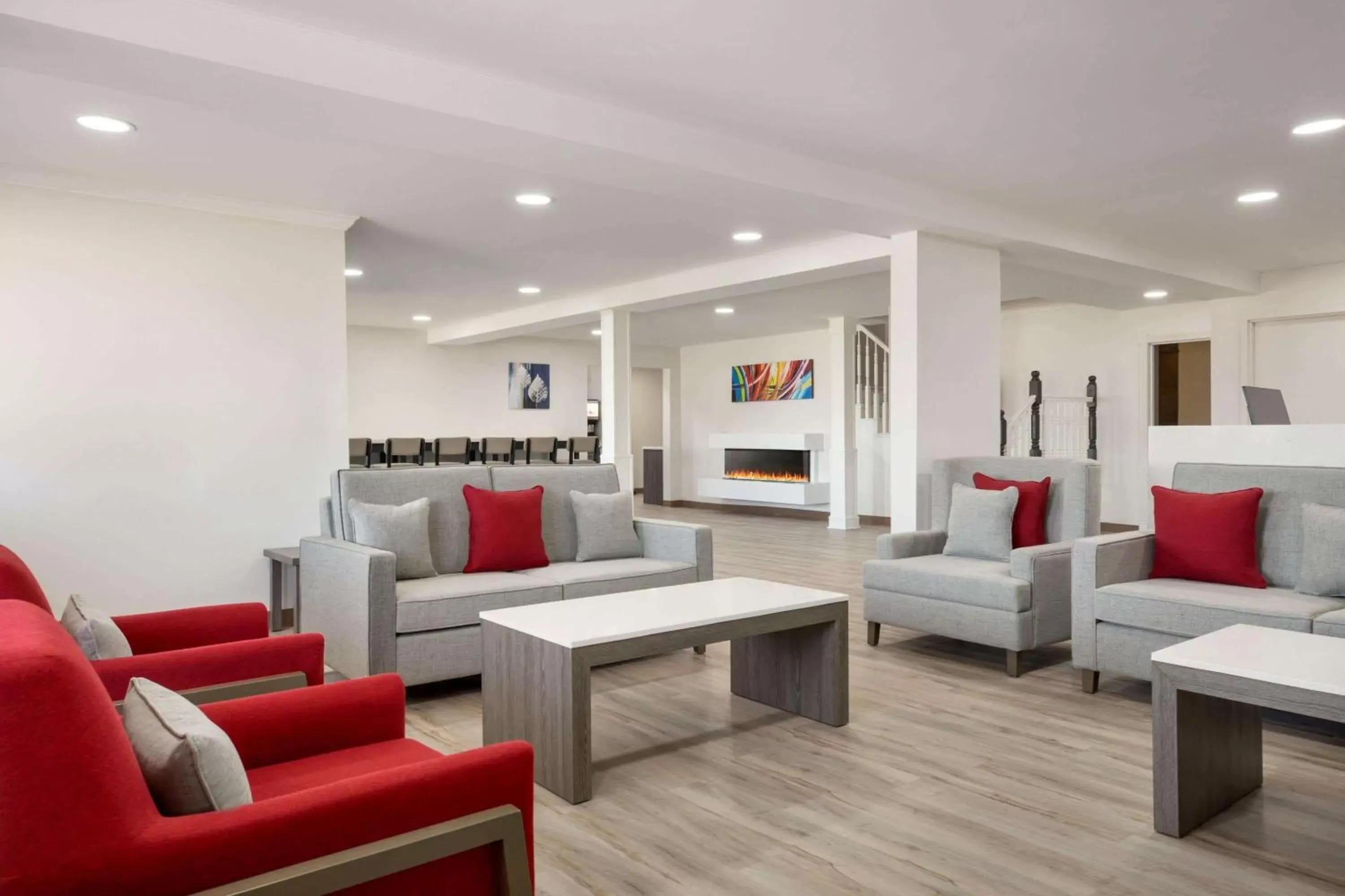 Lobby or reception in Ramada by Wyndham Miramichi New Brunswick Lobby or reception in Ramada by Wyndham Miramichi New Brunswick