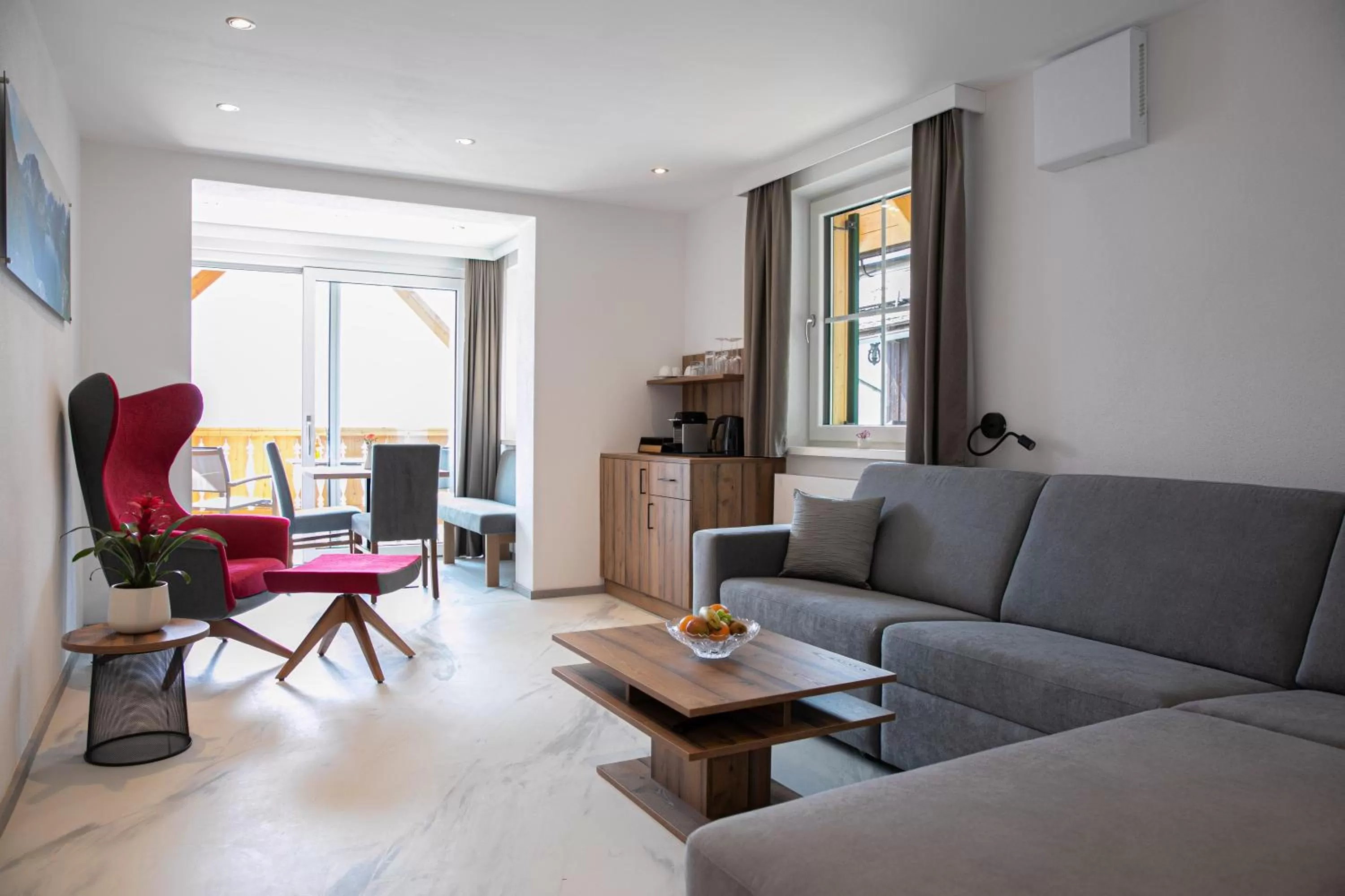 Seating area in Weisses Lamm