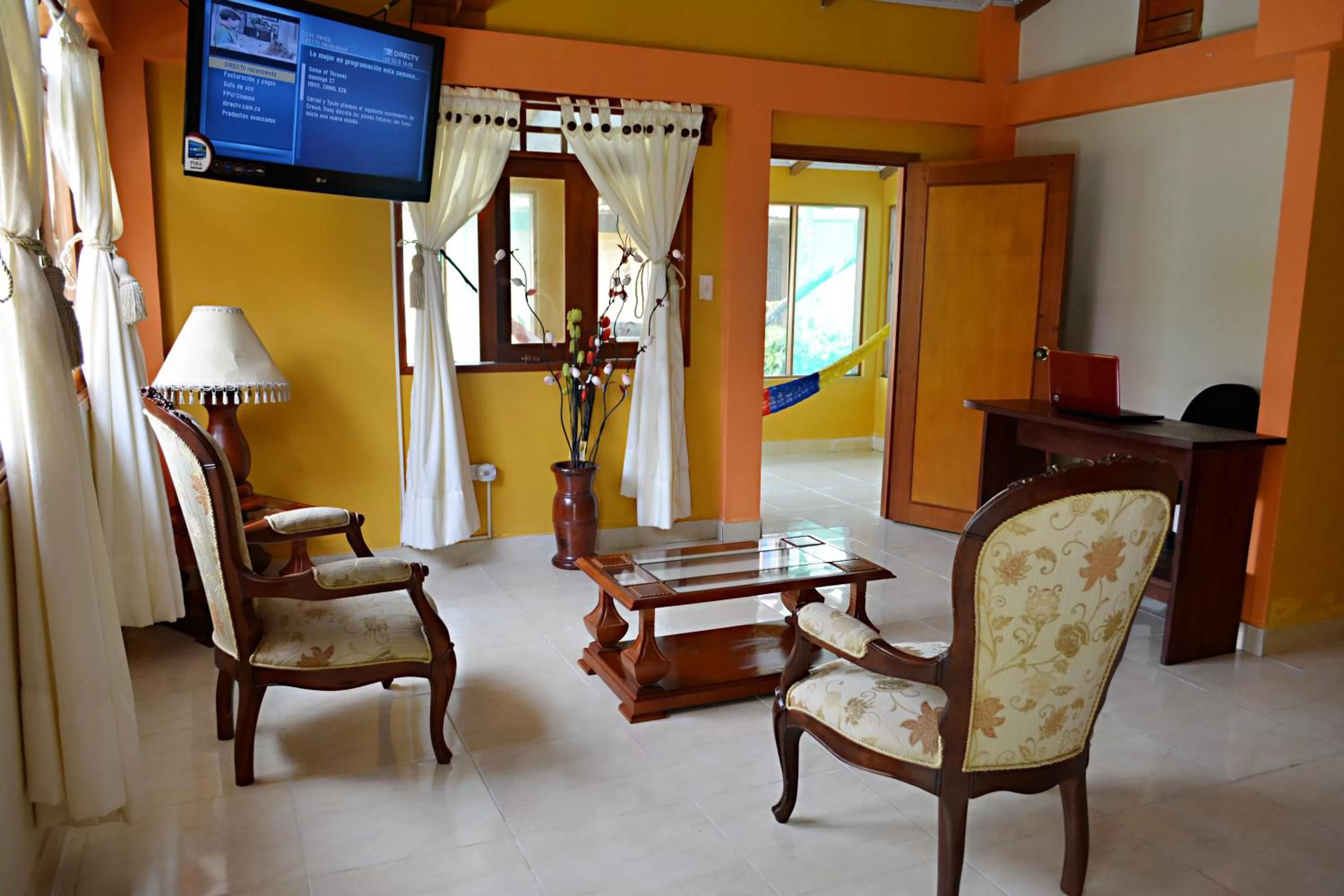 Living room in Cabañas Yakuruna