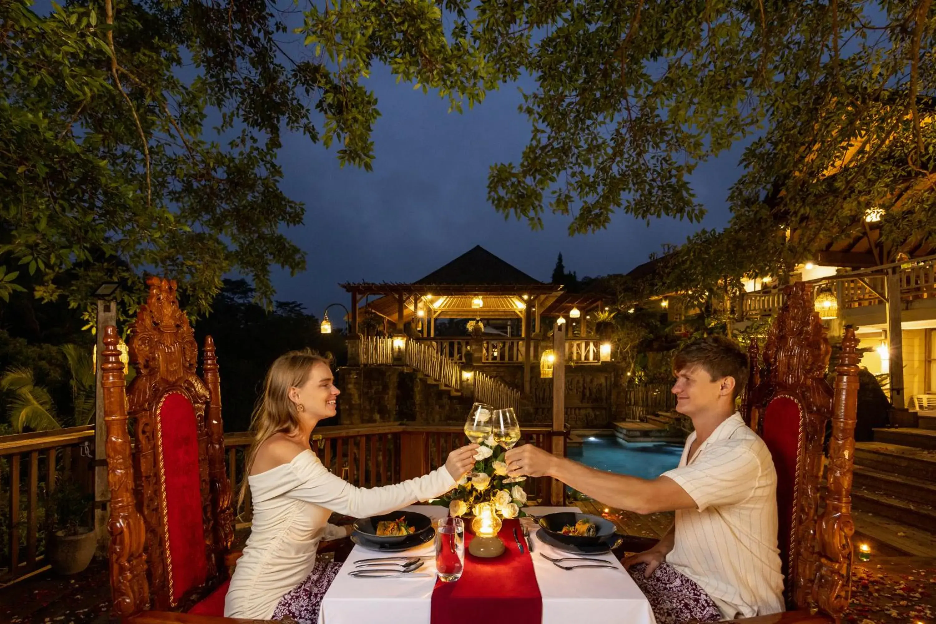 Dinner in Kawi Resort A Pramana Experience