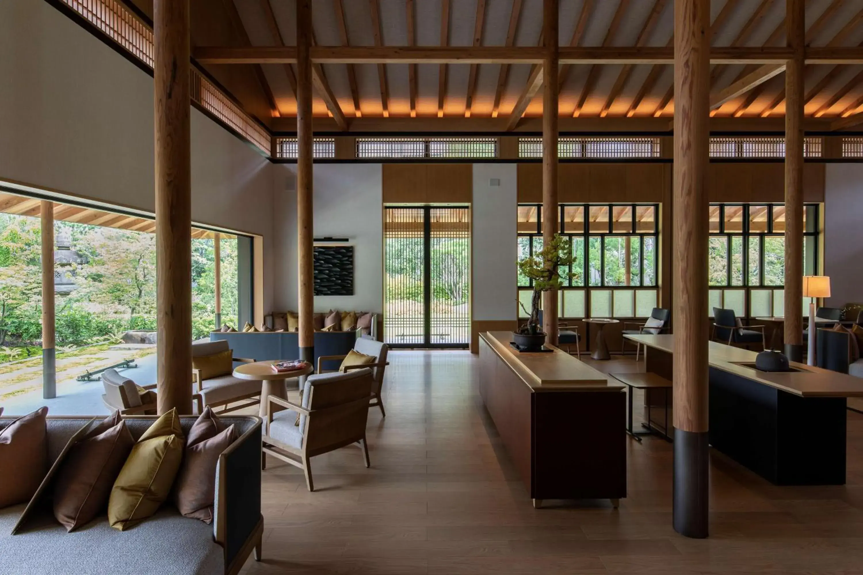 Lobby or reception in ROKU KYOTO, LXR Hotels & Resorts by Hilton Lobby or reception in ROKU KYOTO, LXR Hotels & Resorts by Hilton