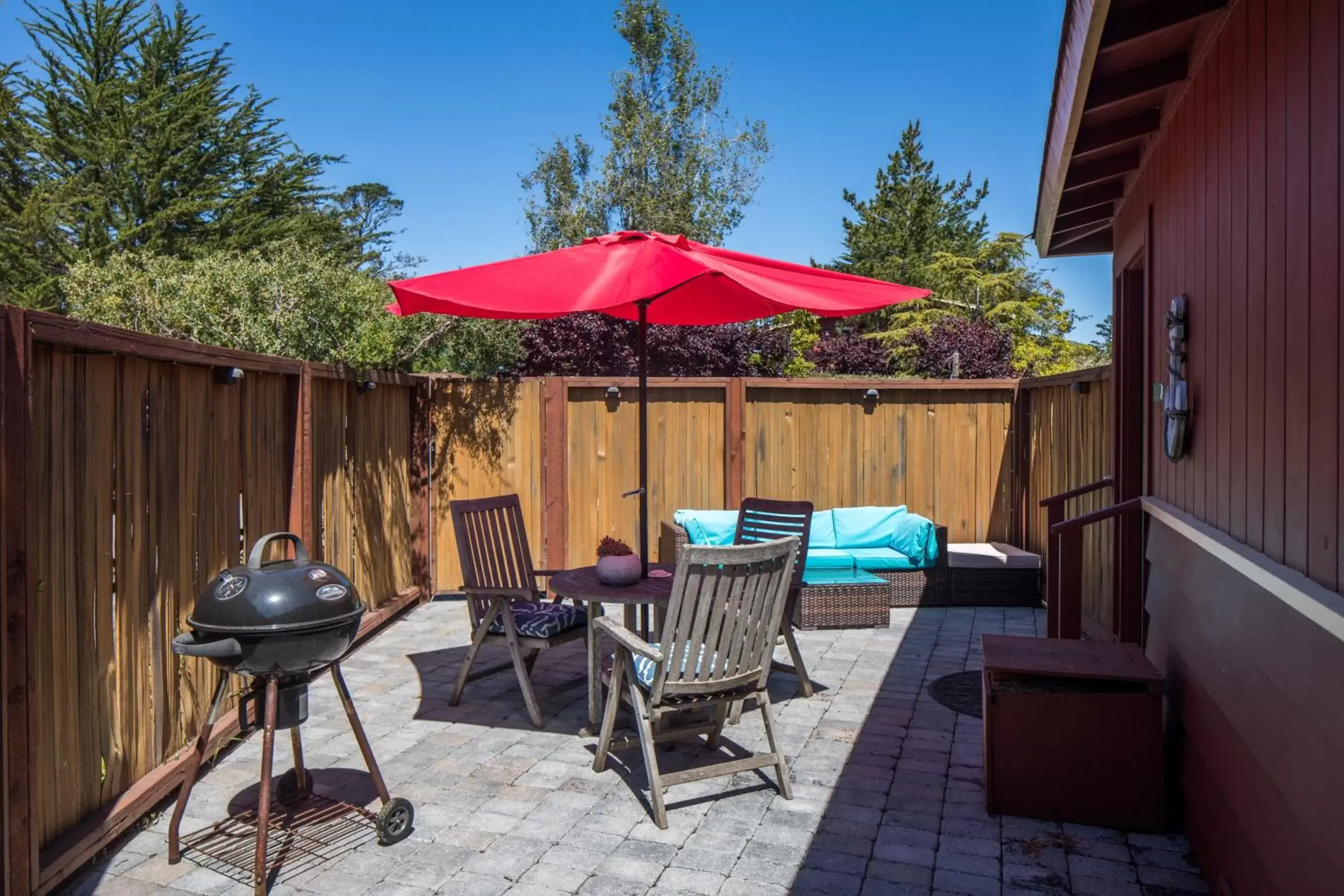 Patio in Andril Fireplace Cottages