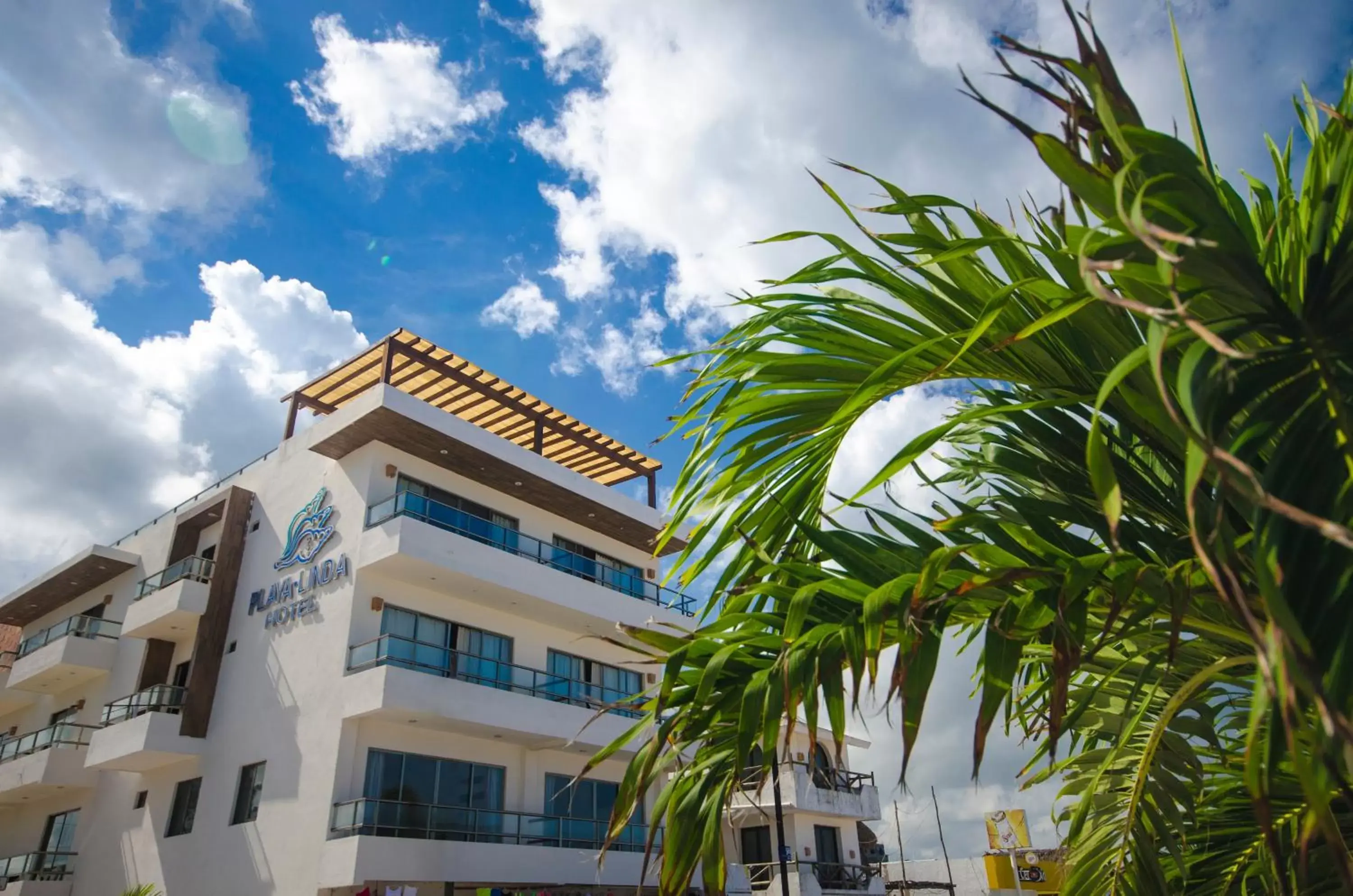 Facade/entrance, Property Building in Playa Linda Hotel
