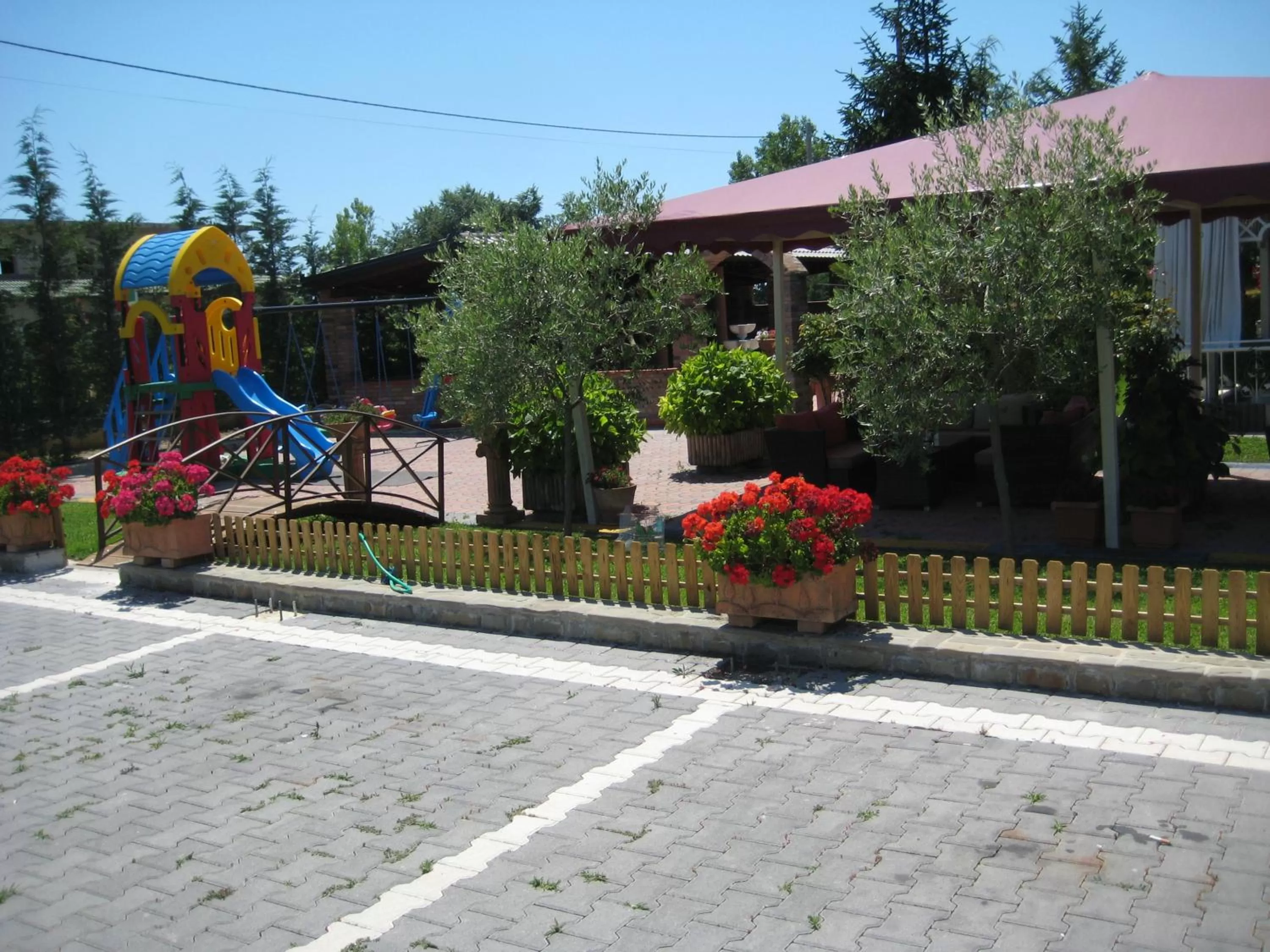 Children play ground in Drini Hotel