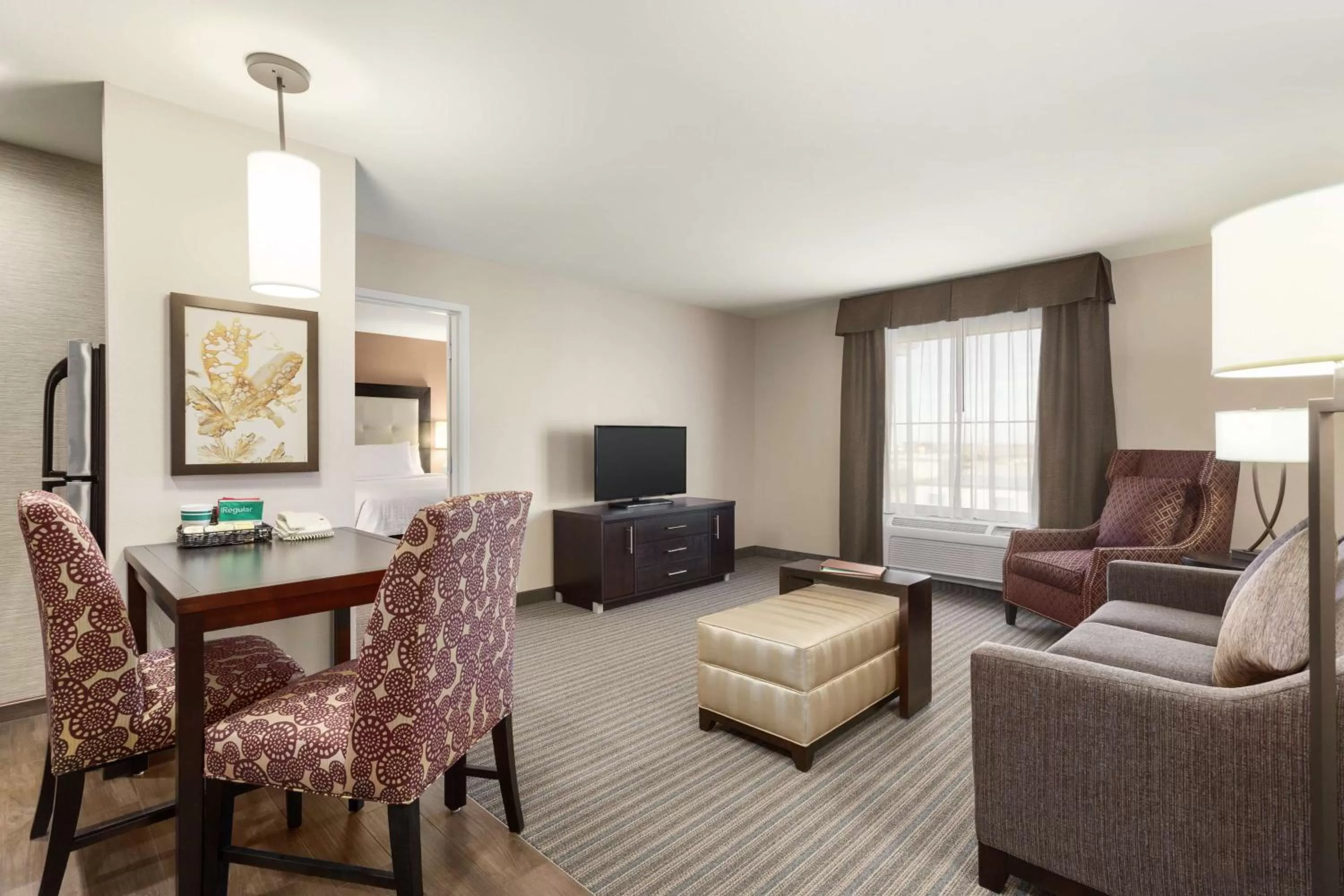 Living room in Homewood Suites by Hilton Fargo