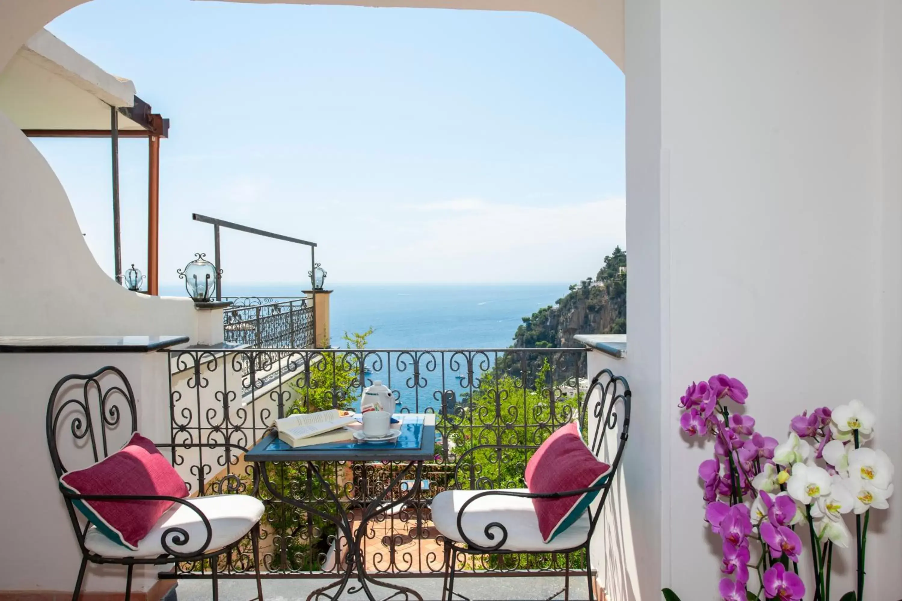 Balcony/Terrace in Positano Art Hotel Pasitea