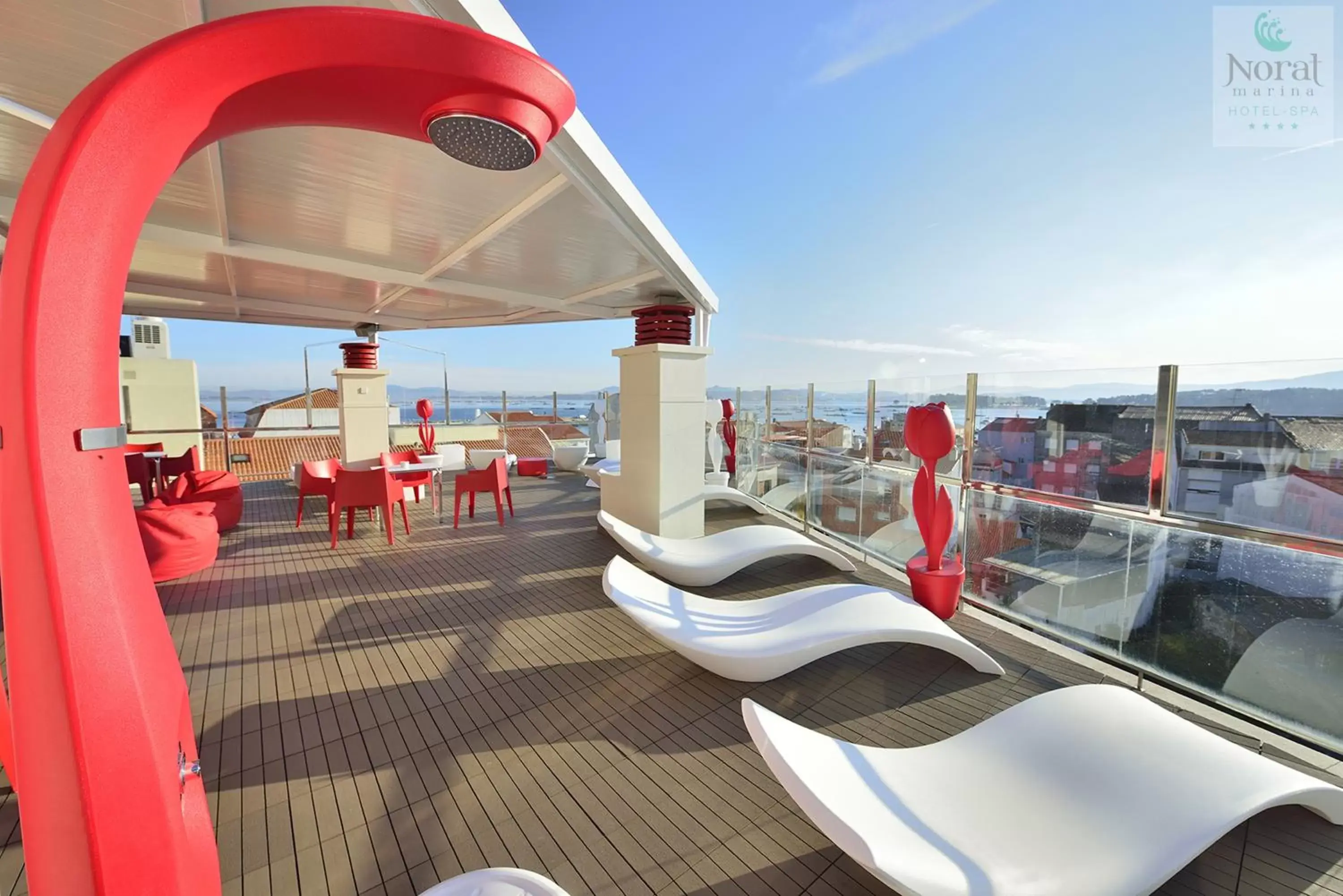 Balcony/Terrace in Hotel Norat Marina & Spa 4* Superior