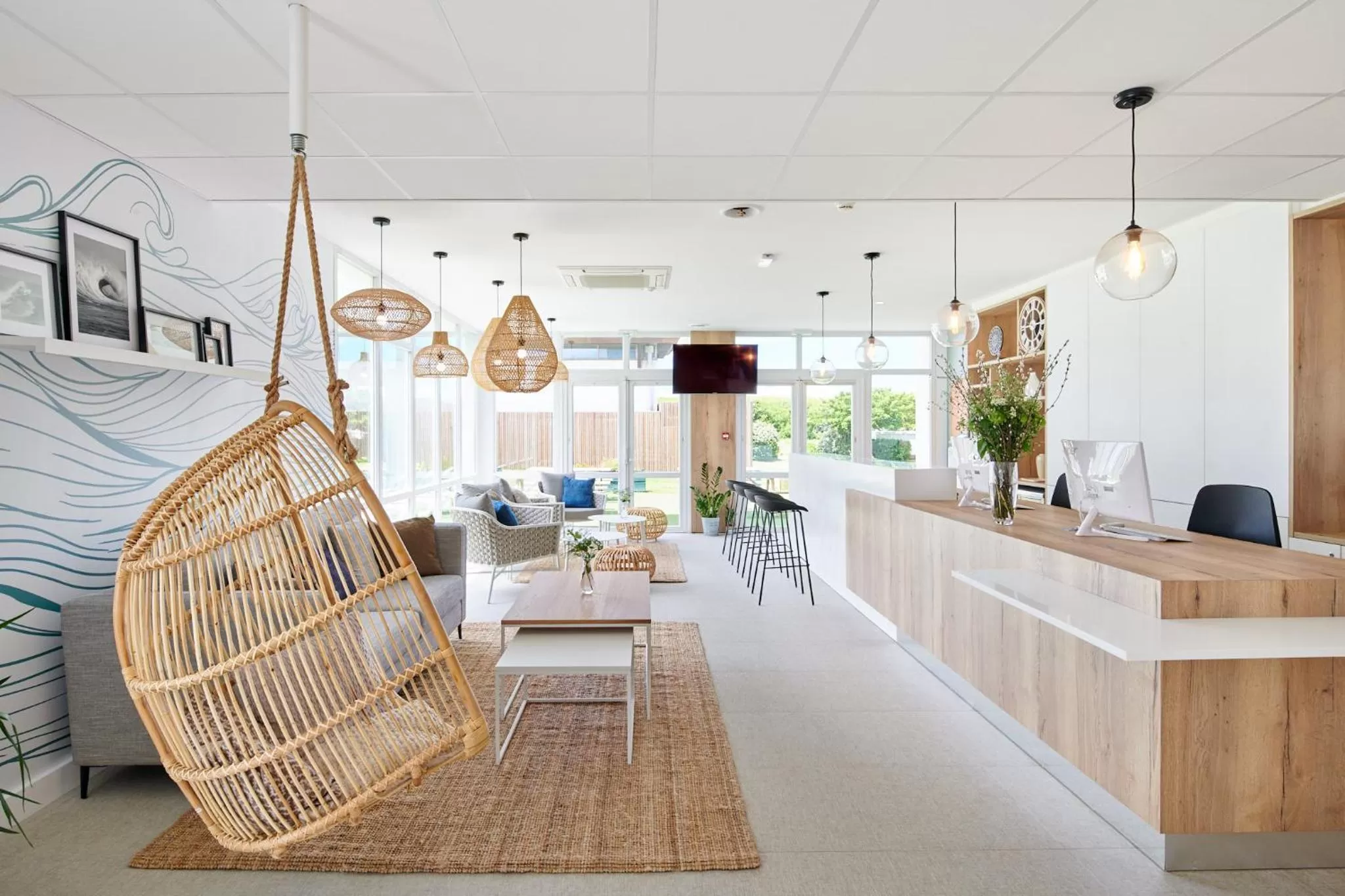 Lobby or reception in Les Terrasses d'Atlanthal