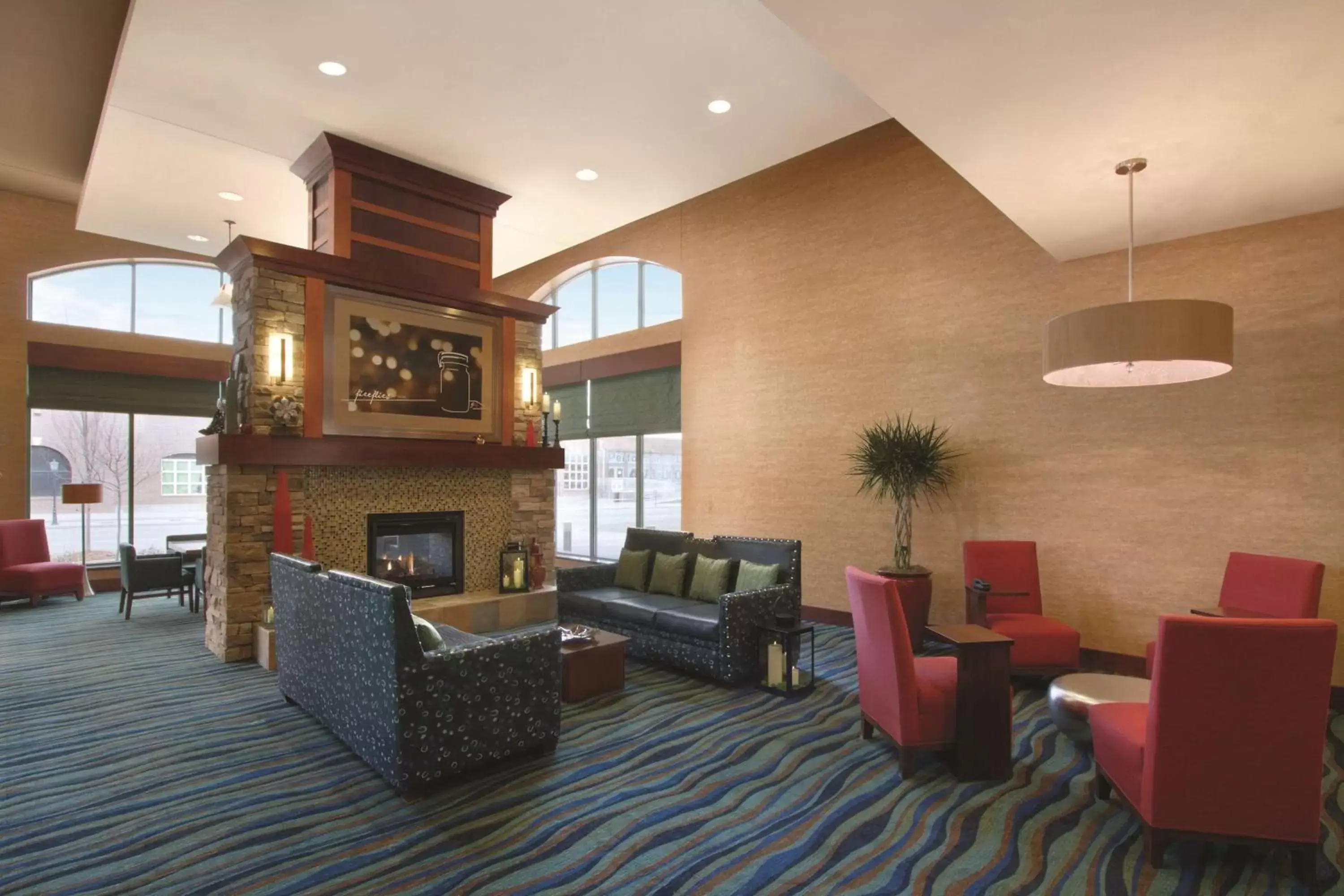 Lobby or reception, Seating Area in Hilton Garden Inn Oklahoma City/Bricktown
