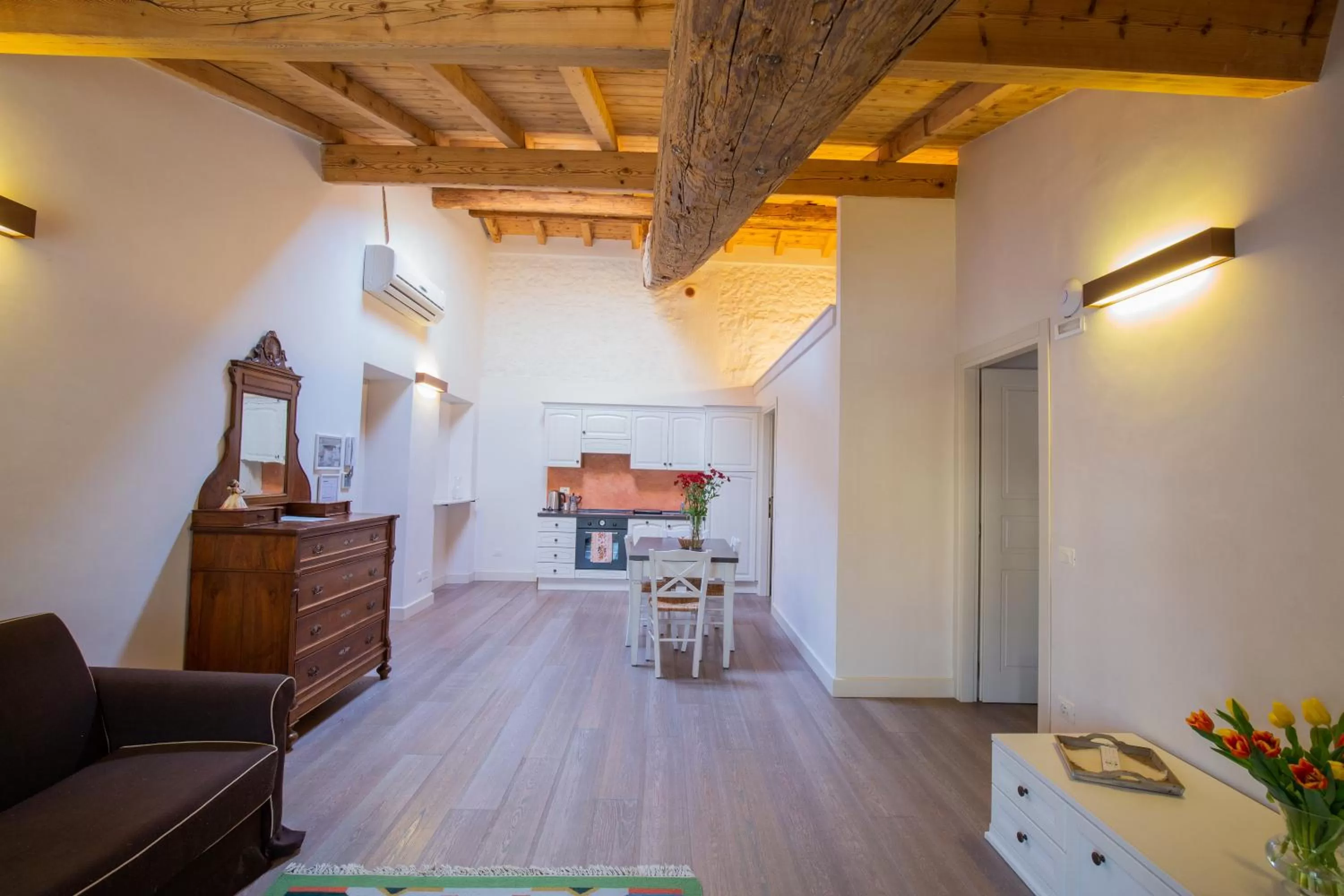 Kitchen or kitchenette in Residence Corte San Carlo