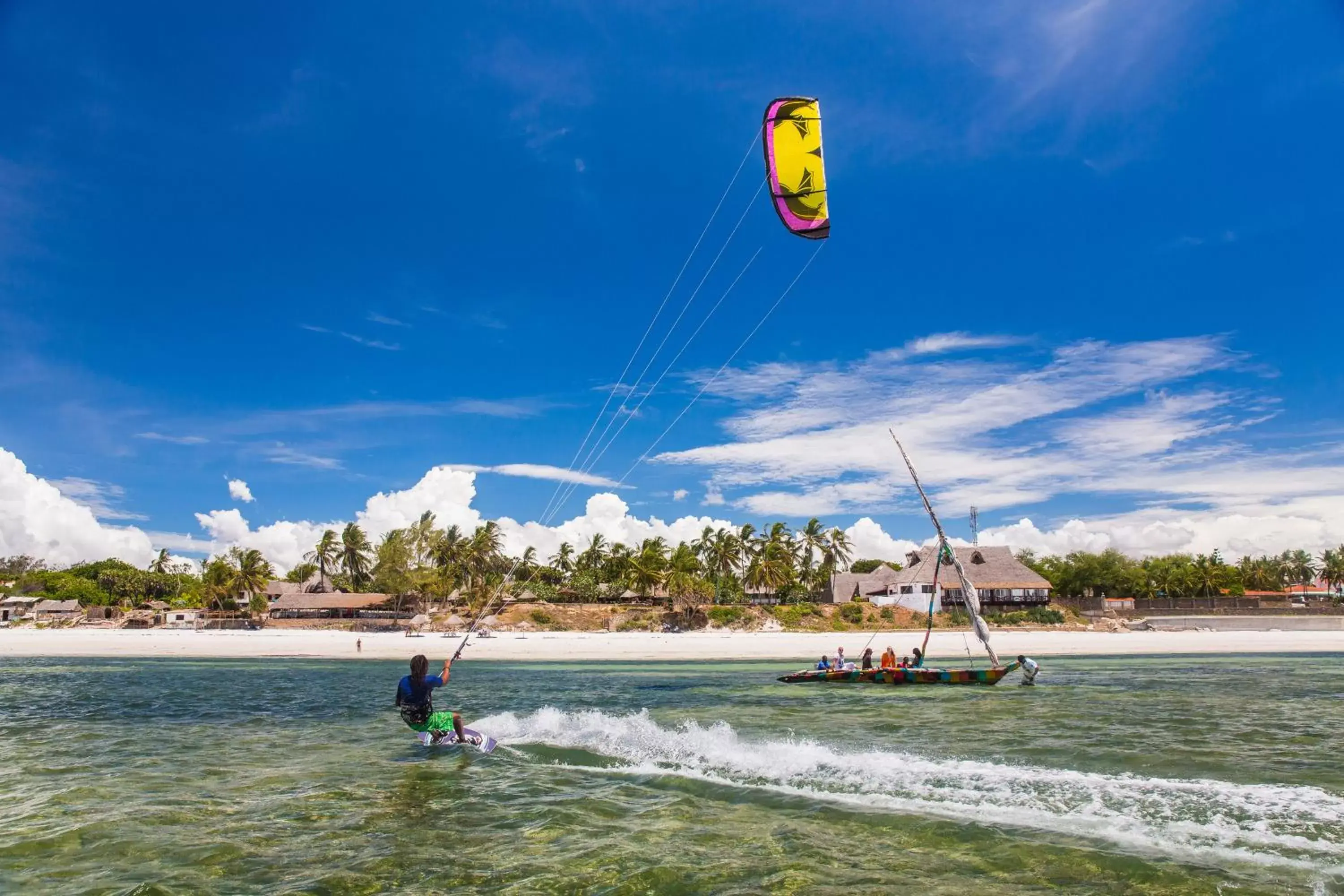 Activities, Beach in Reef Hotel Mombasa