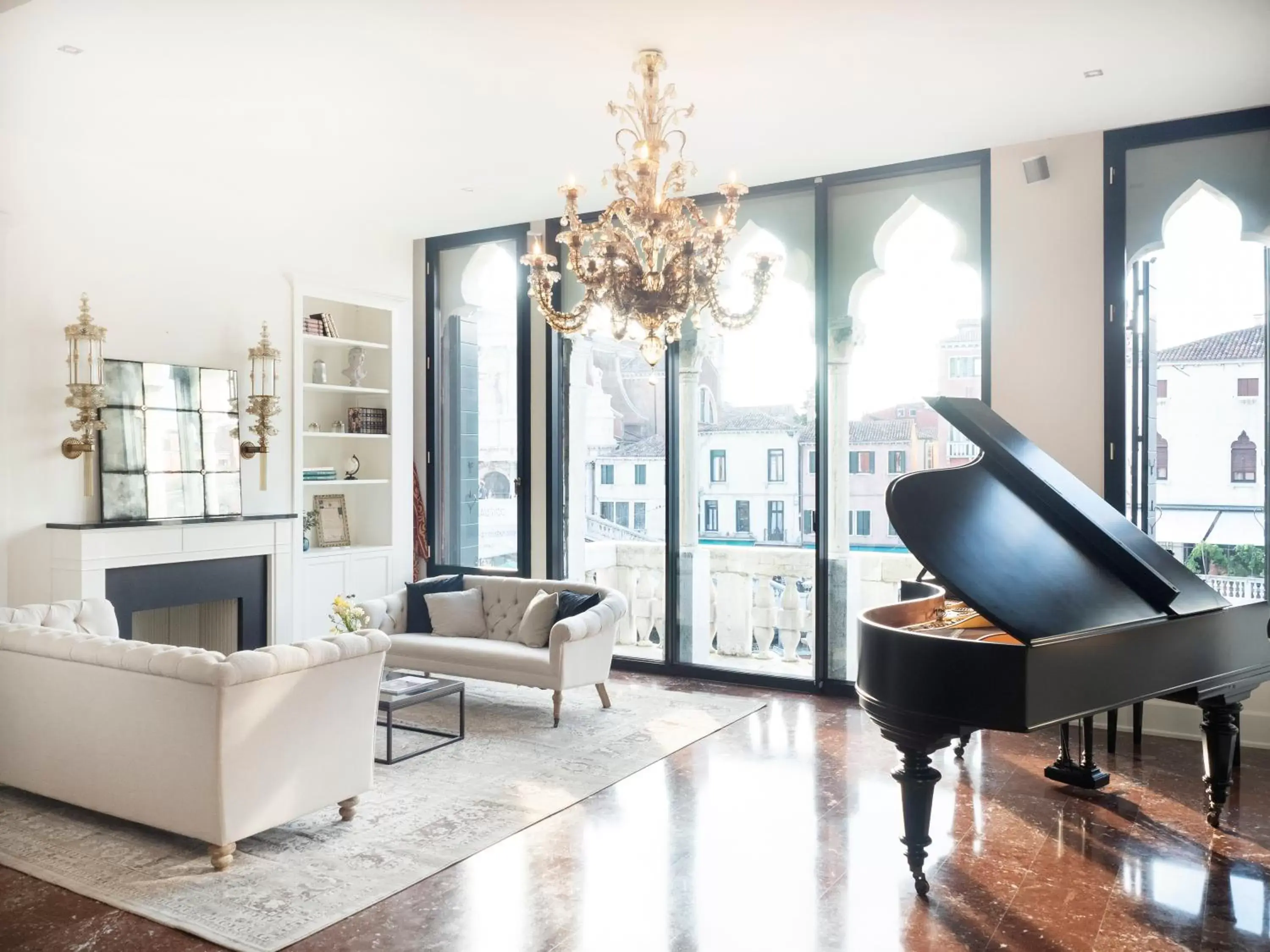 Living room, Seating Area in Palazzetto Foscari