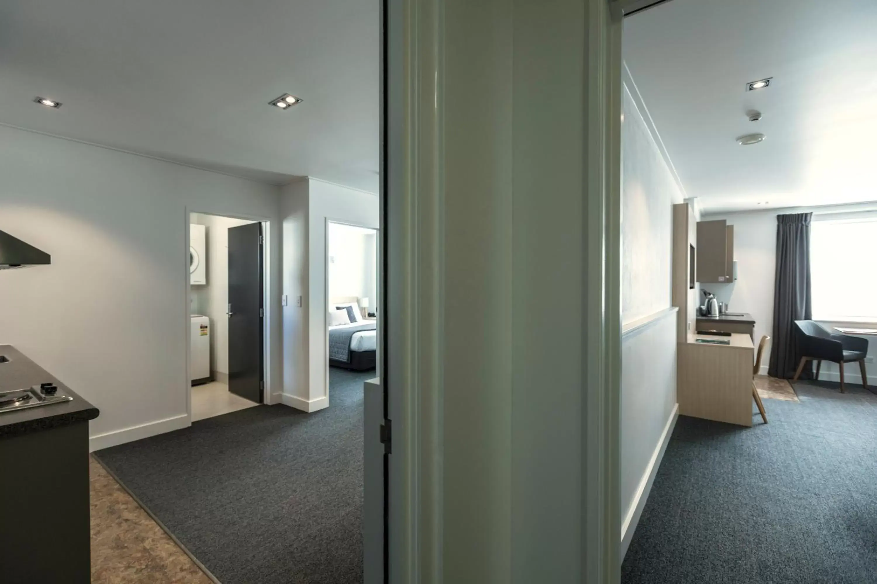 Area and facilities, Bed in Quest Dunedin Serviced Apartments Area and facilities, Bed in Quest Dunedin Serviced Apartments