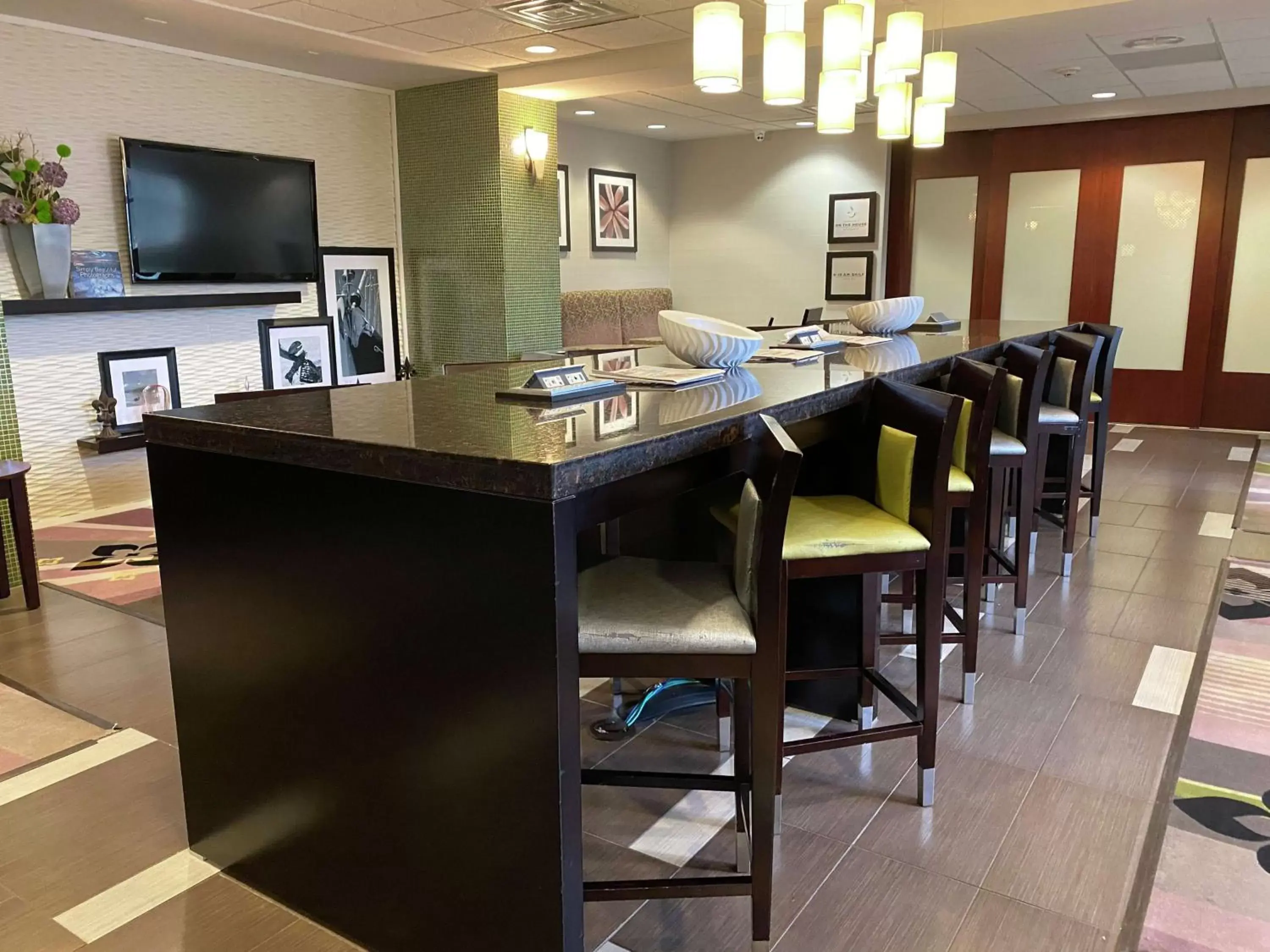 Lobby or reception in Hampton Inn Leesville