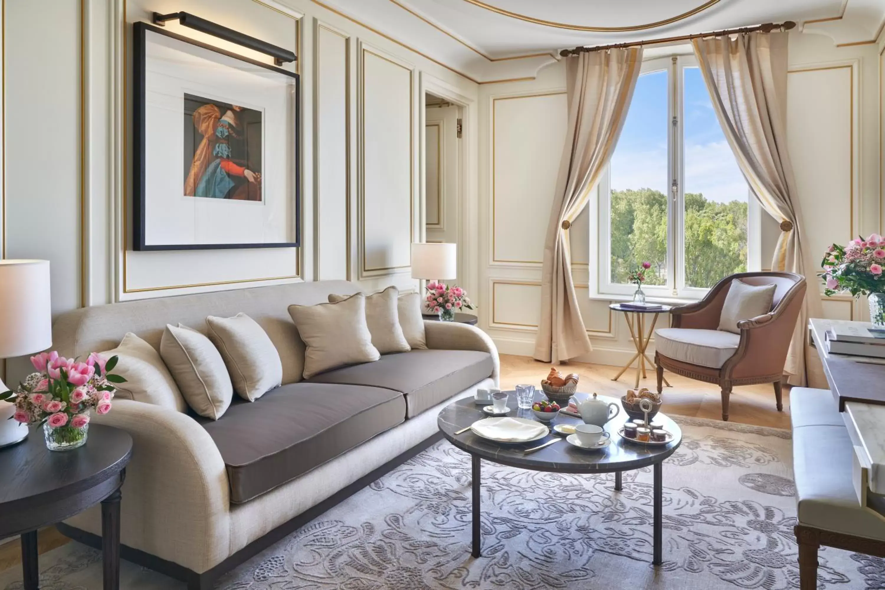 Living room, Seating Area in Mandarin Oriental, Ritz Madrid
