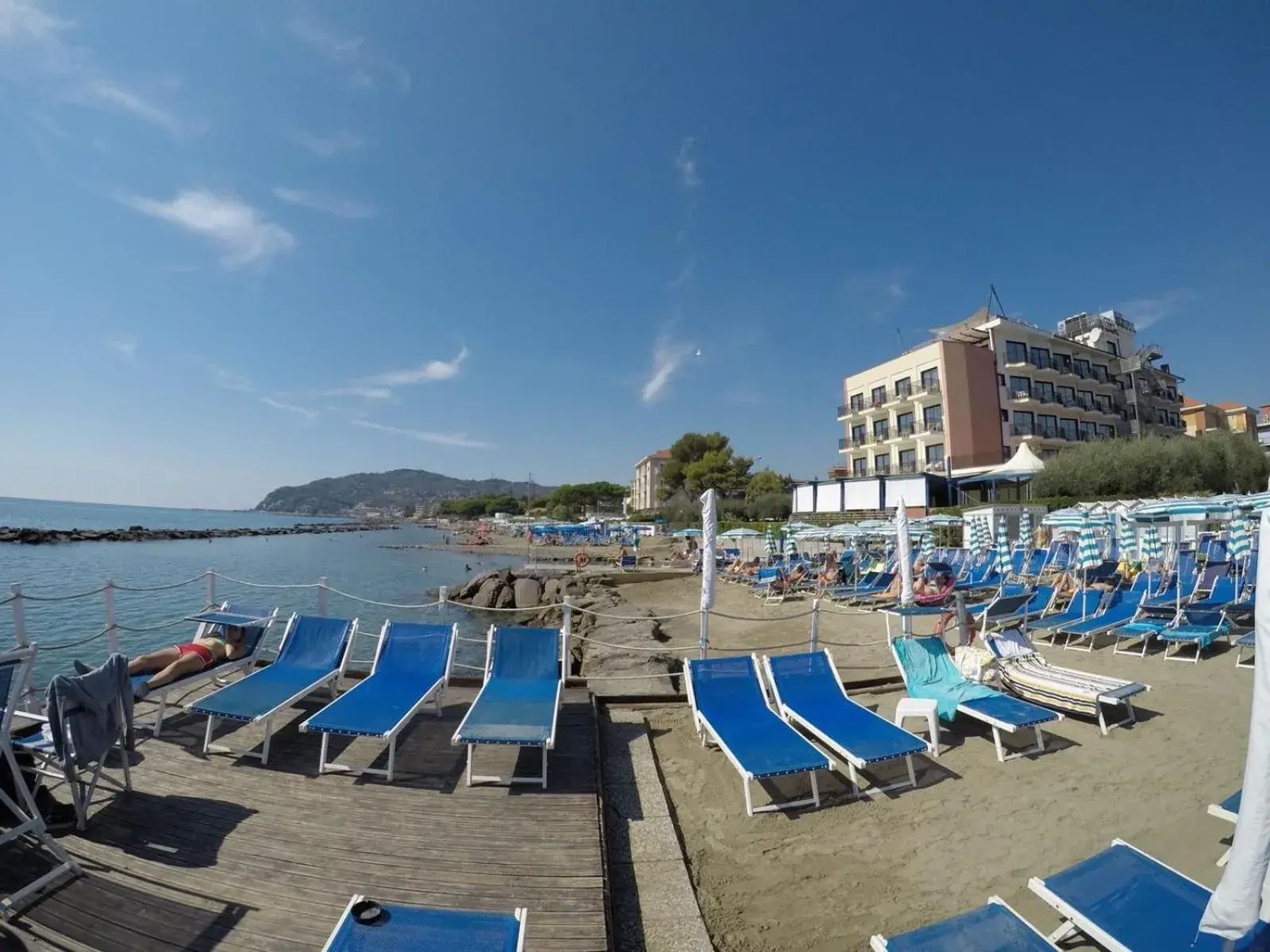 Beach, Swimming Pool in Hotel Splendid