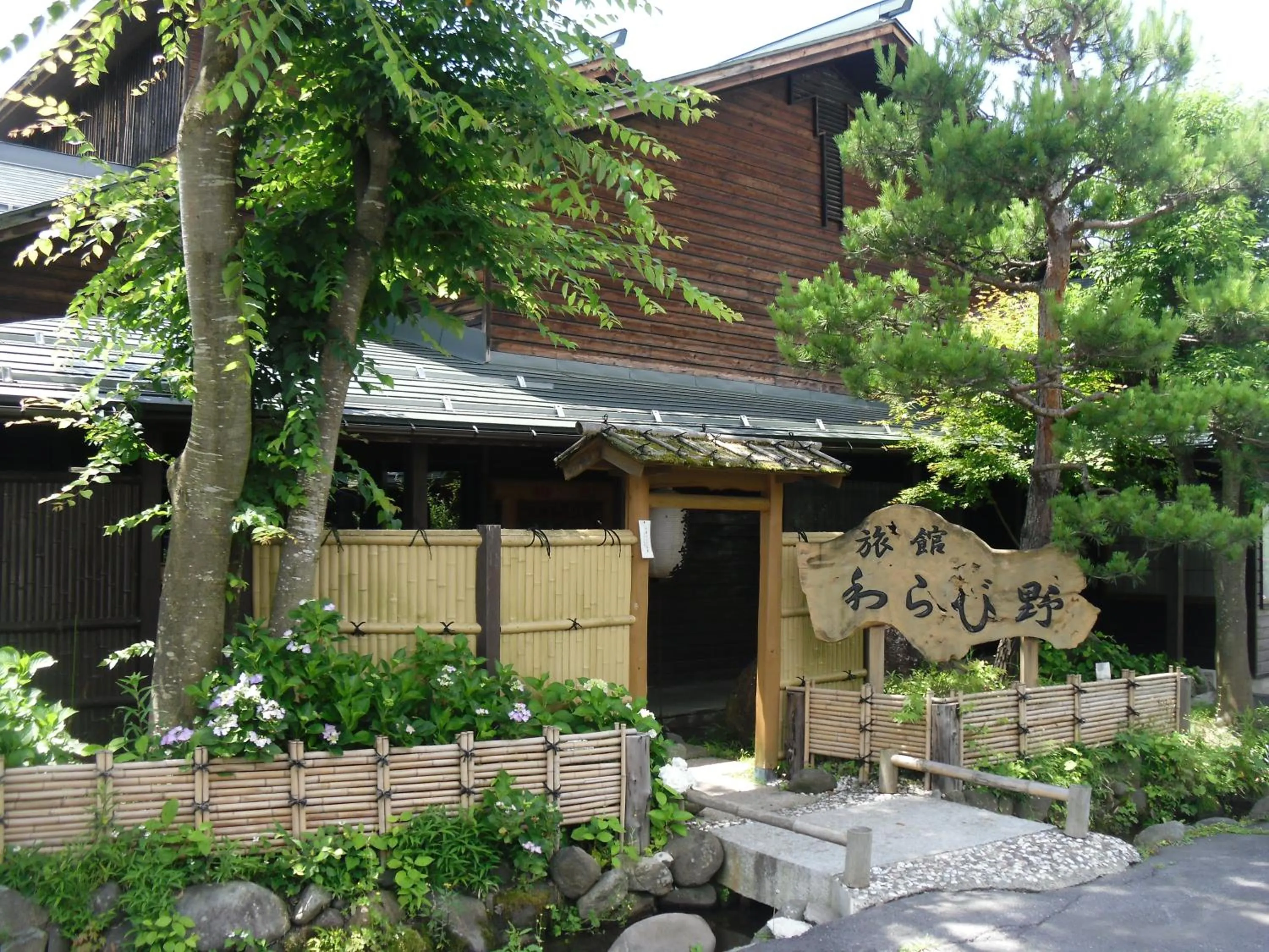Facade/entrance in Ryokan Warabino