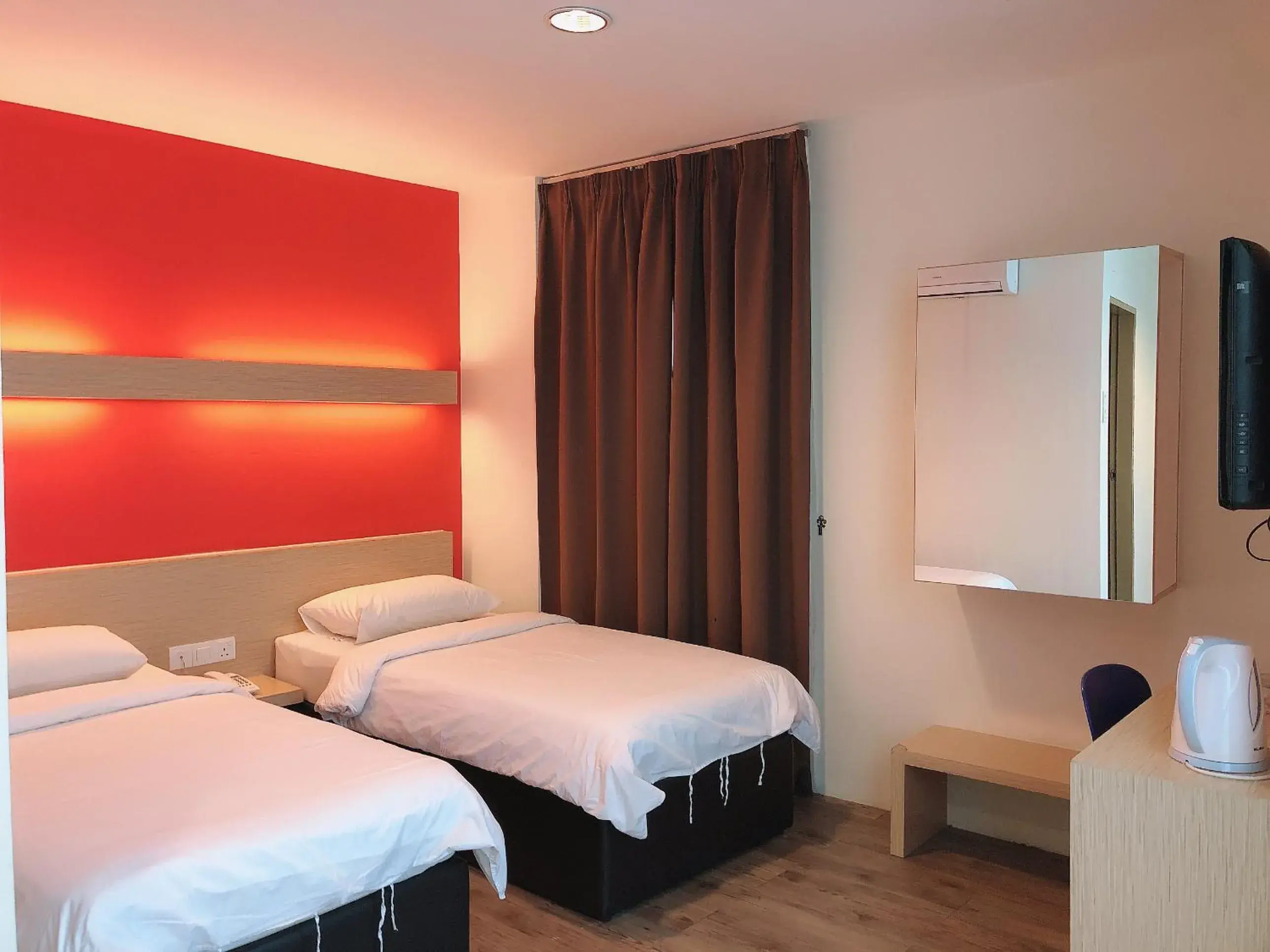 Bed in Tras Mutiara Hotel Bentong