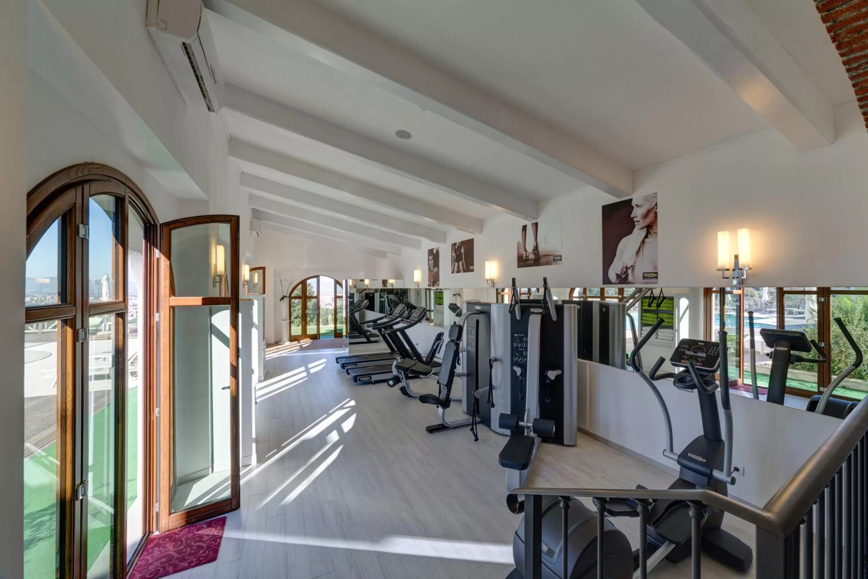 Fitness centre/facilities in Villa Tolomei Hotel & Resort