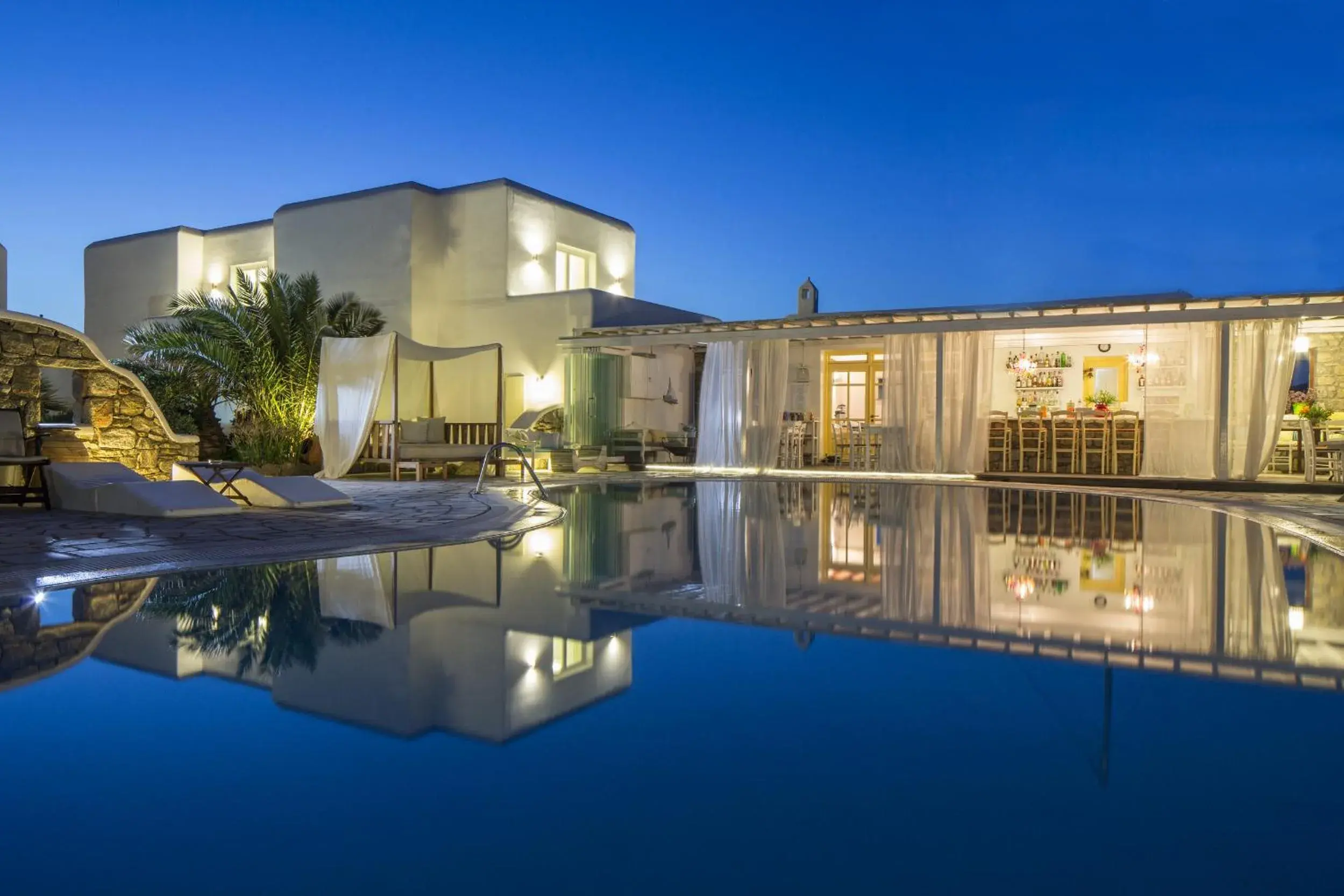 Swimming Pool in A Hotel Mykonos