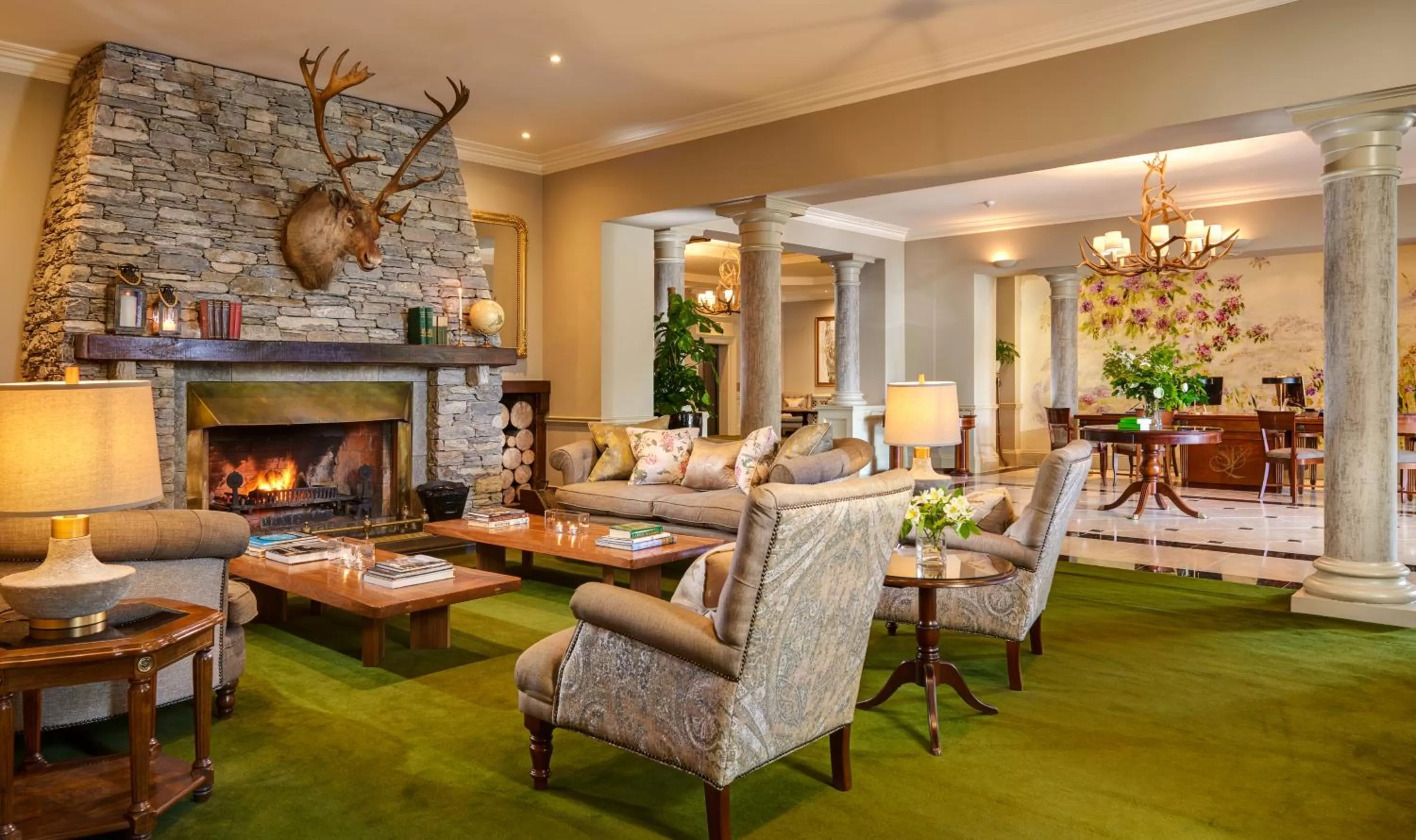 Lobby or reception in Sheen Falls Lodge