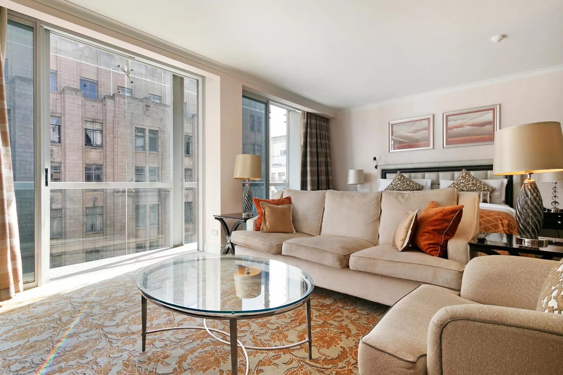 Living room, Seating Area in Taj Executive Suites, Private Residence