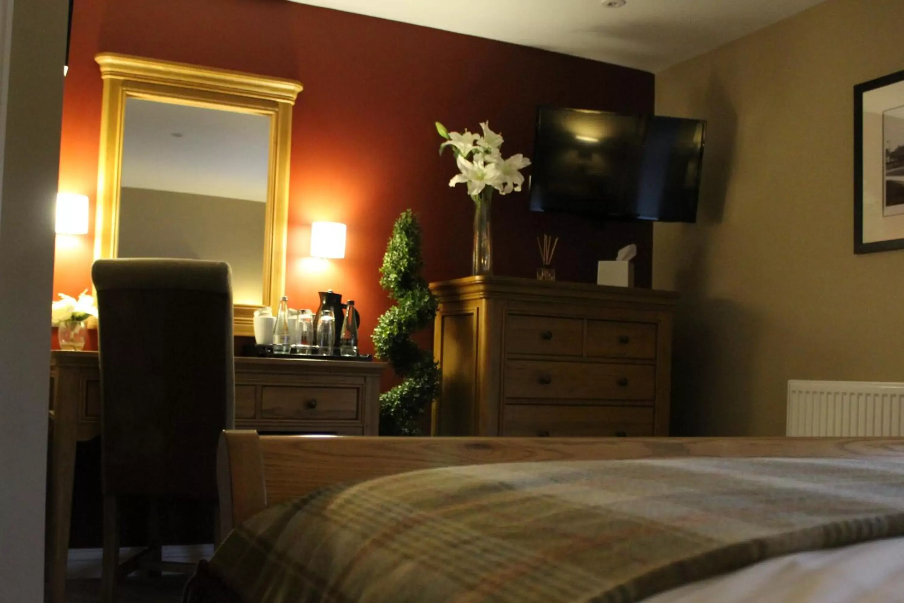 Bedroom, TV/Entertainment Center in The Blue Bell at Arkendale