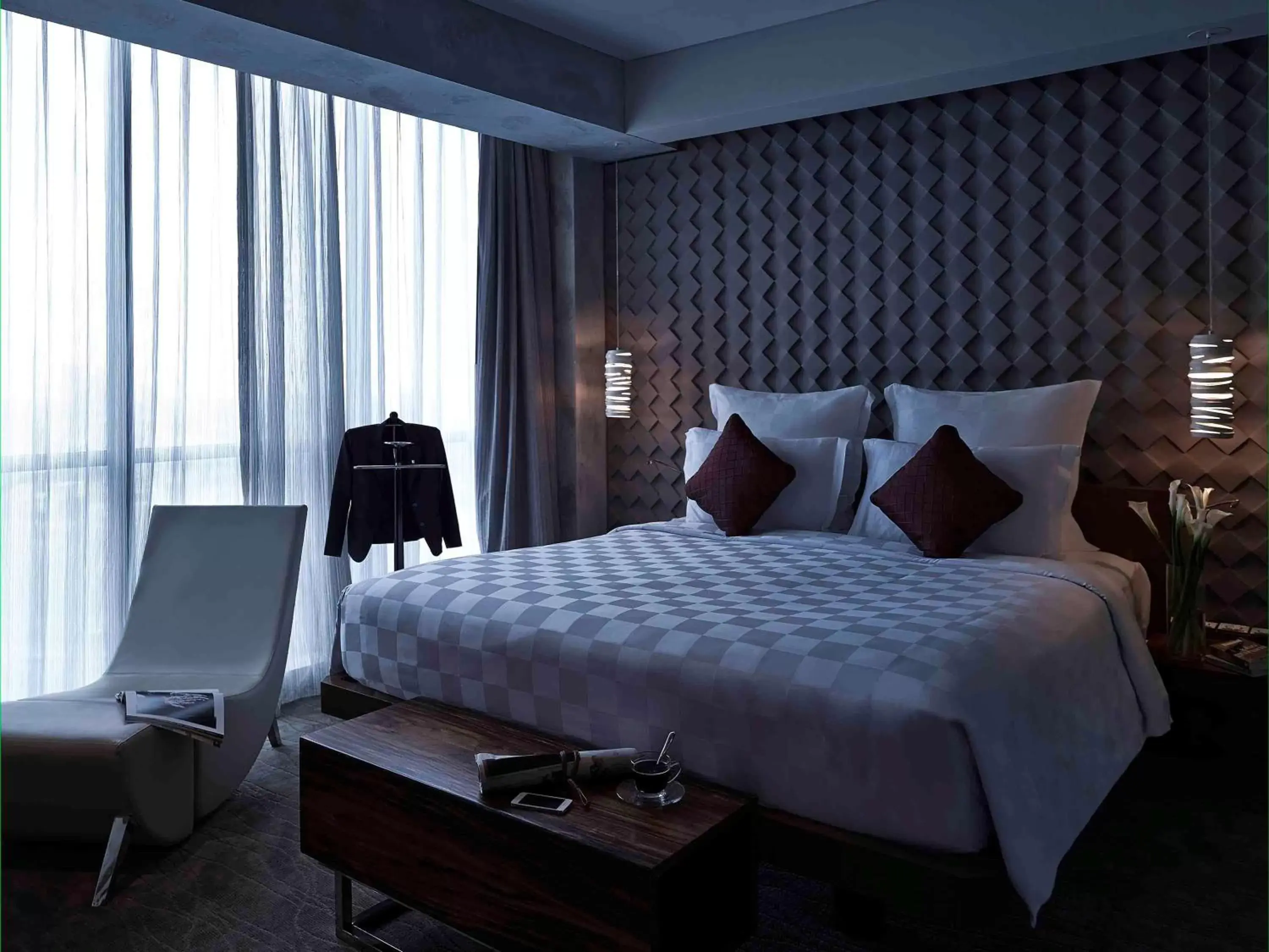 Photo of the whole room, Bed in Pullman Jakarta Central Park Hotel