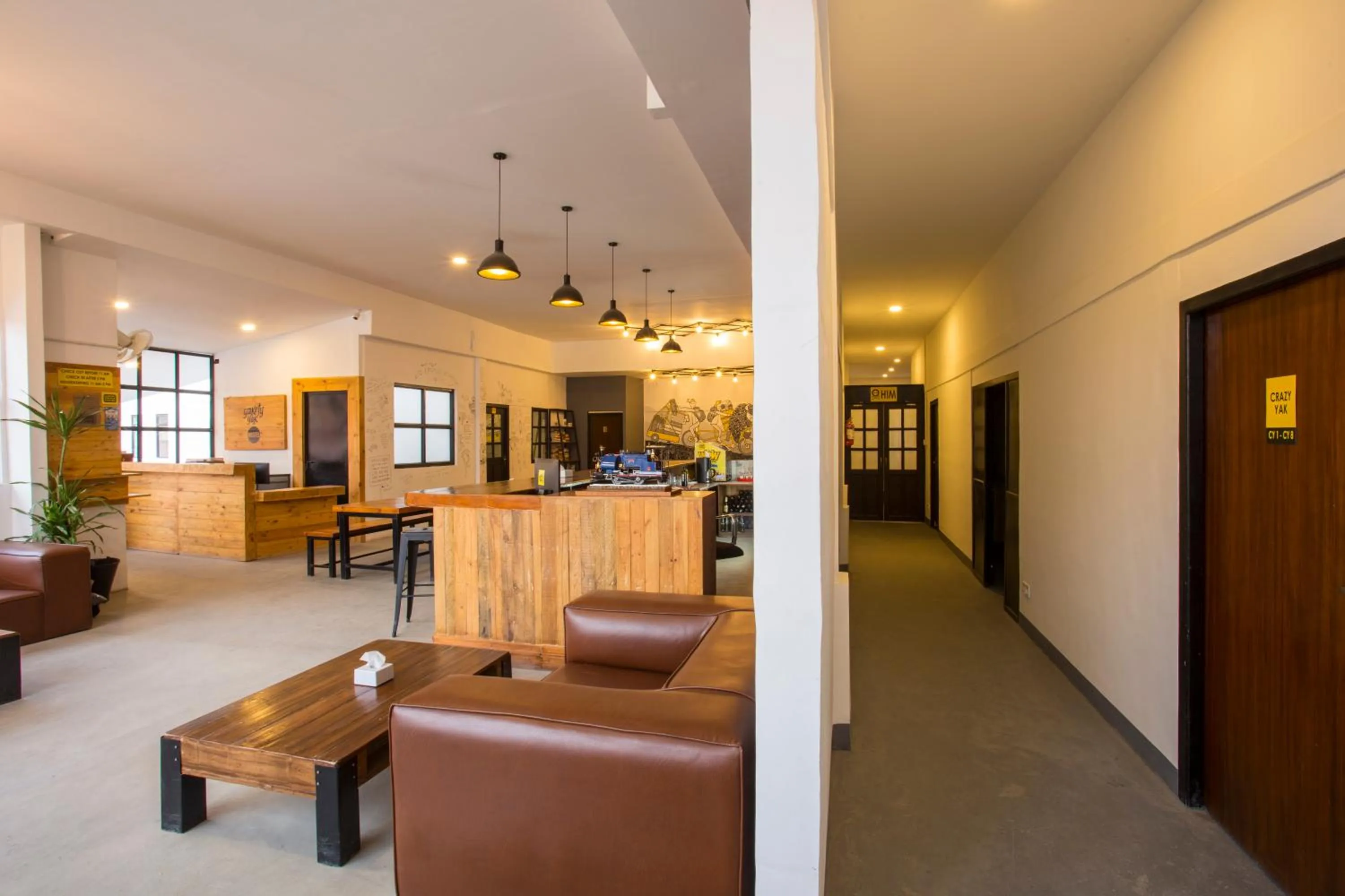 Lobby or reception in Yakety Yak Hostel