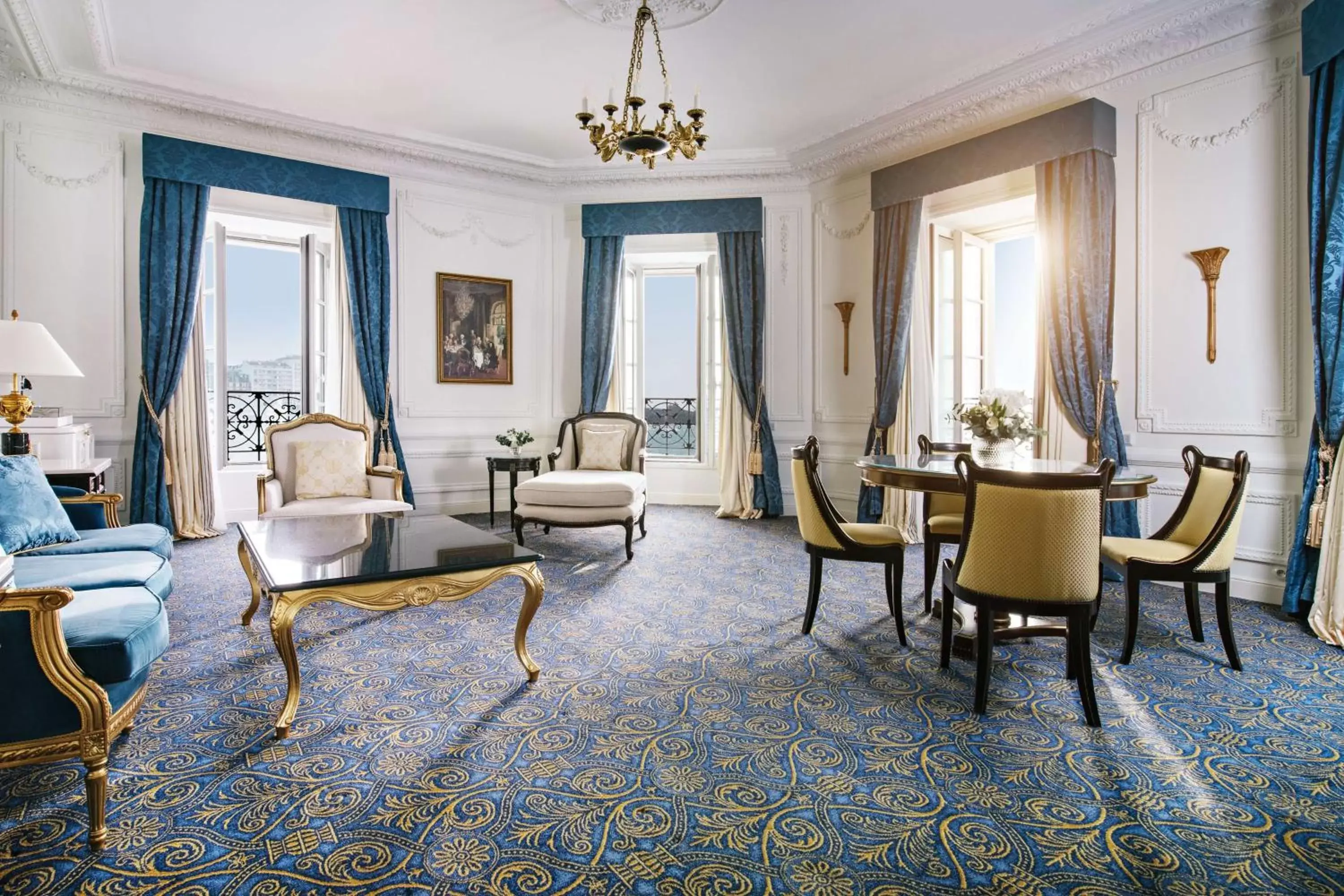 Photo of the whole room, Seating Area in Hôtel du Palais Biarritz, in The Unbound Collection by Hyatt