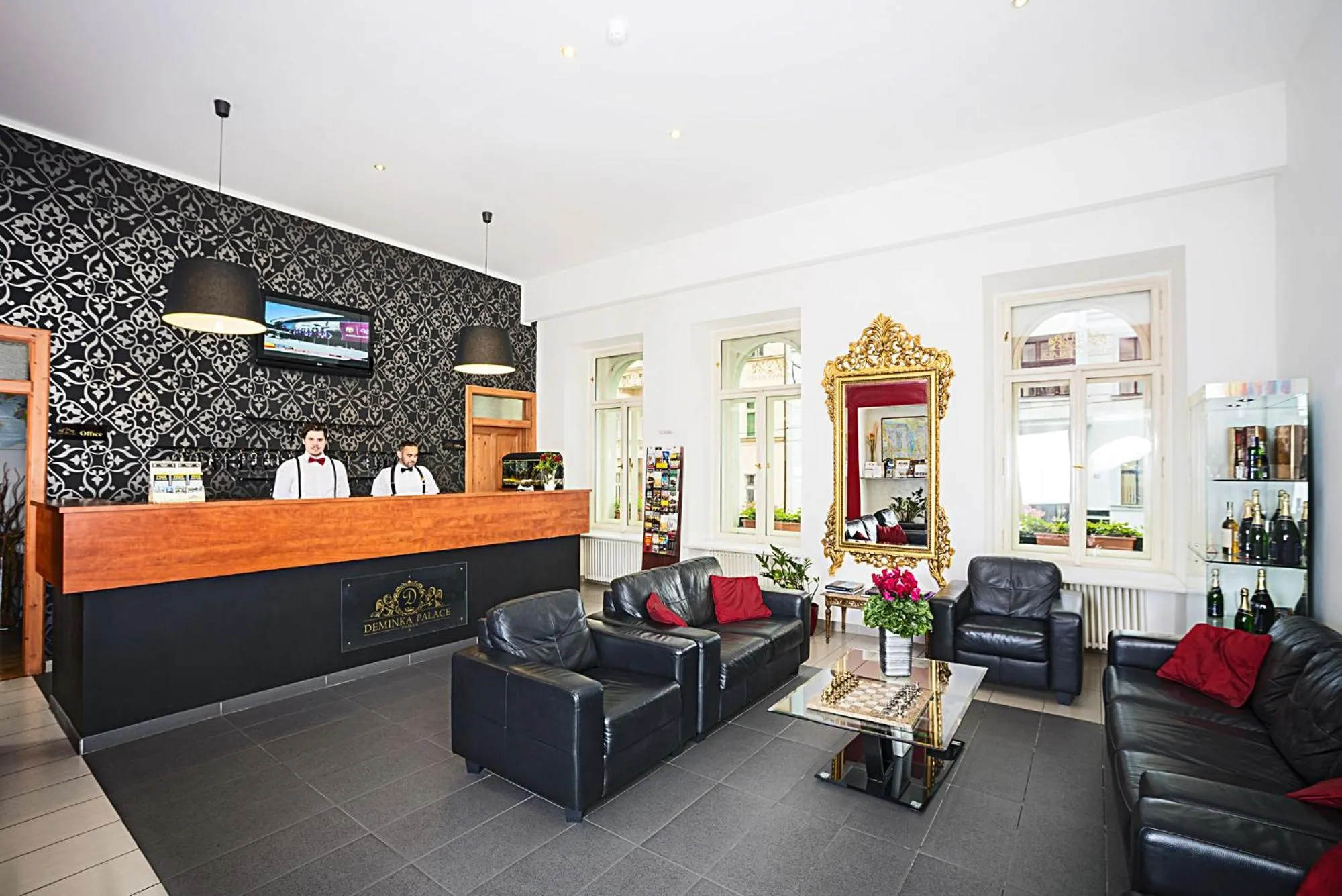 Lobby or reception in Deminka Palace