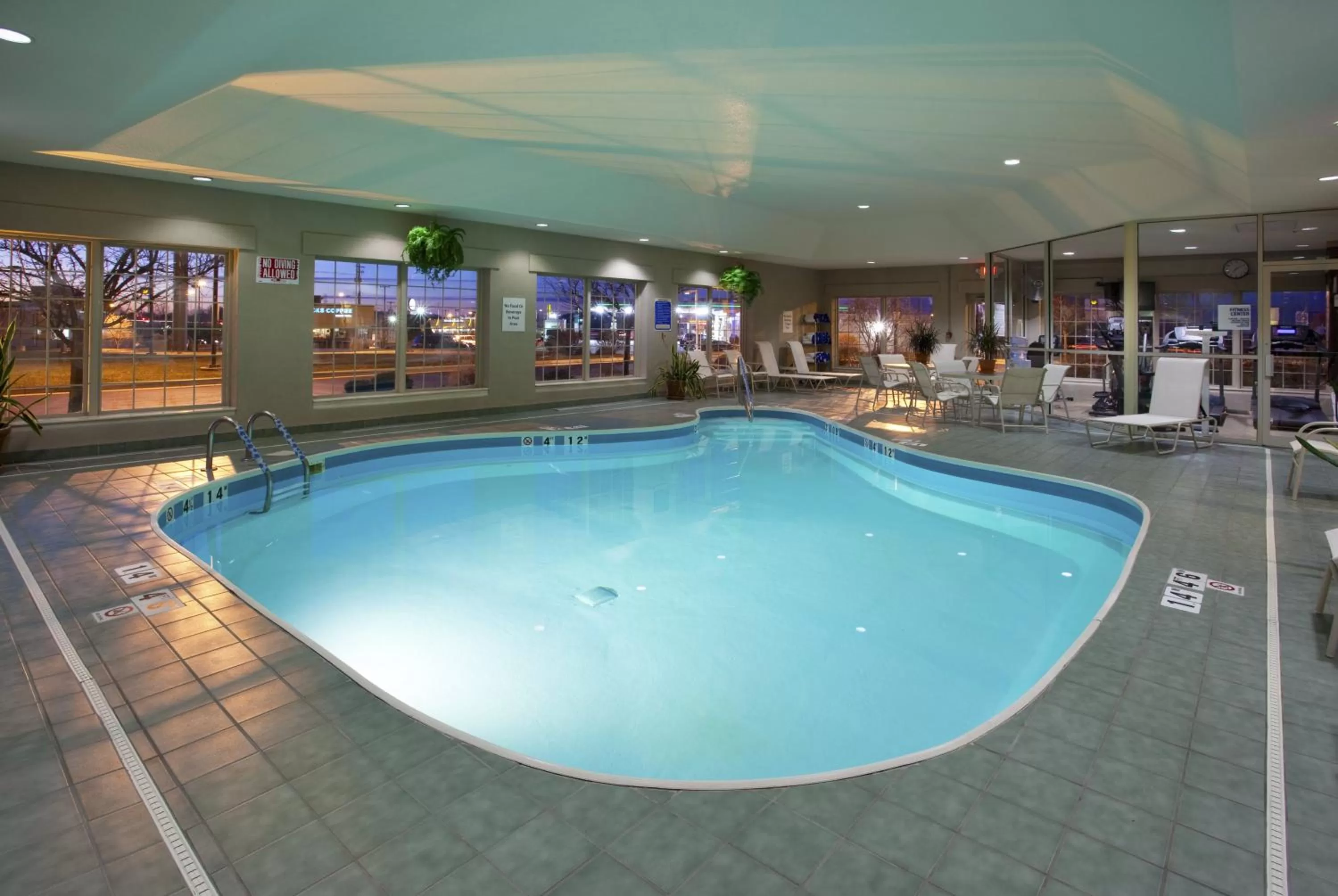 Swimming pool in Holiday Inn Express Hotel & Suites Delaware-Columbus Area by IHG