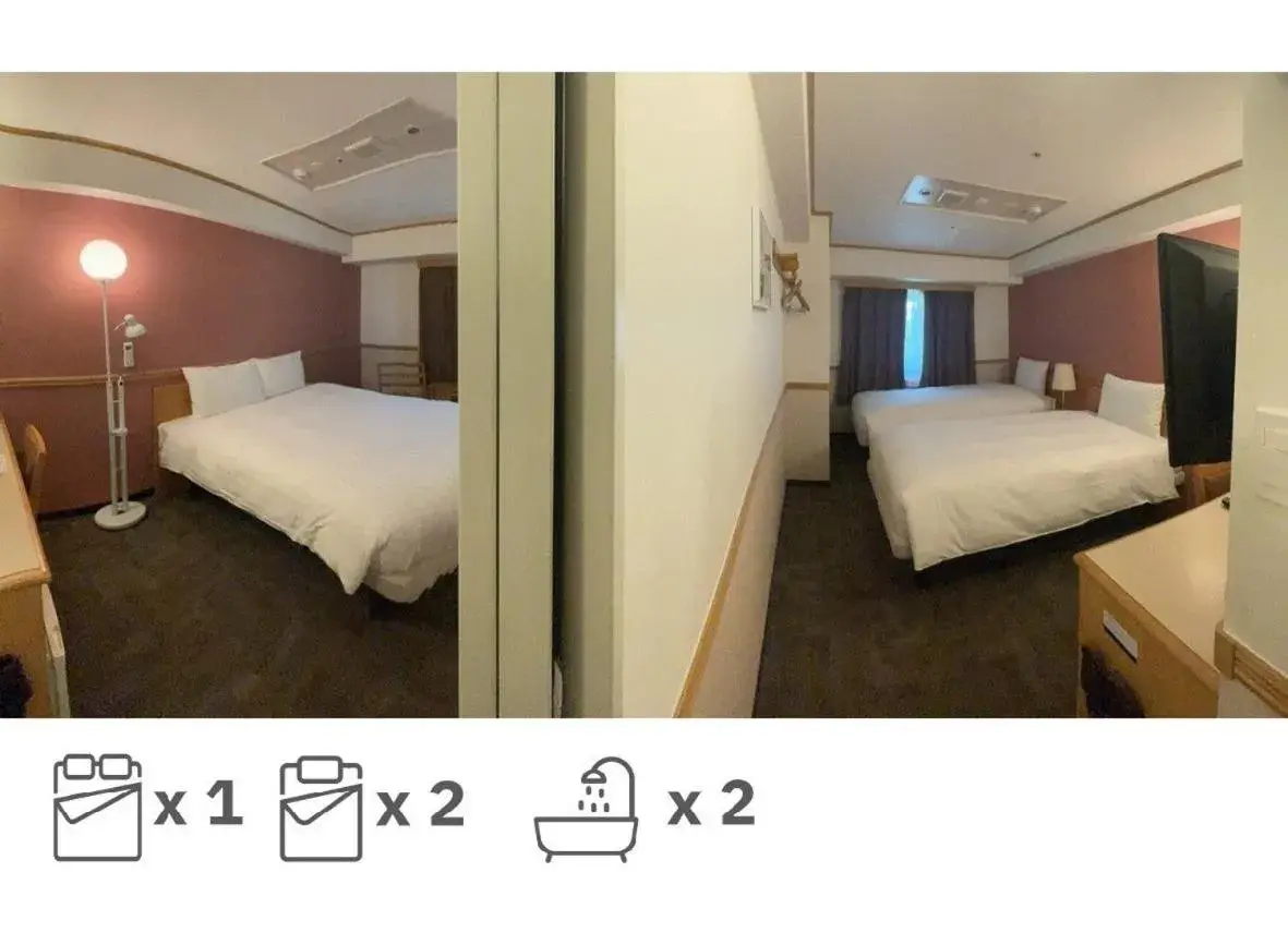 Photo of the whole room, Bed in Toyoko Inn Busan Seomyeon