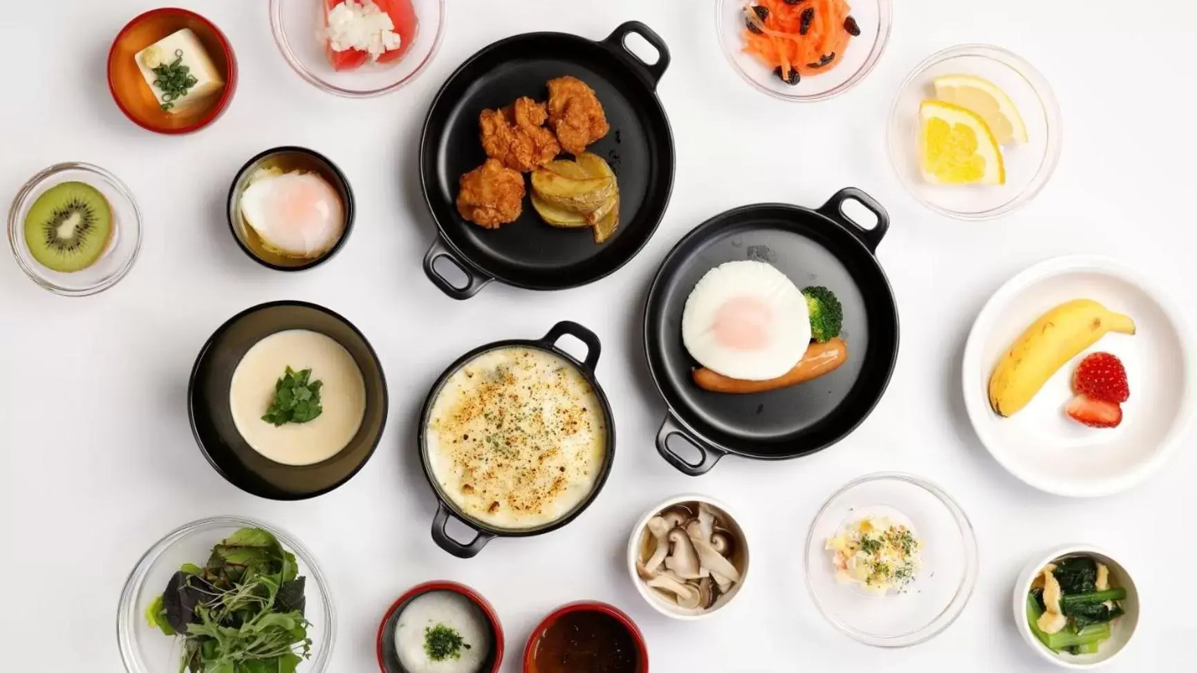 Buffet breakfast in Dormy Inn Premium Sapporo