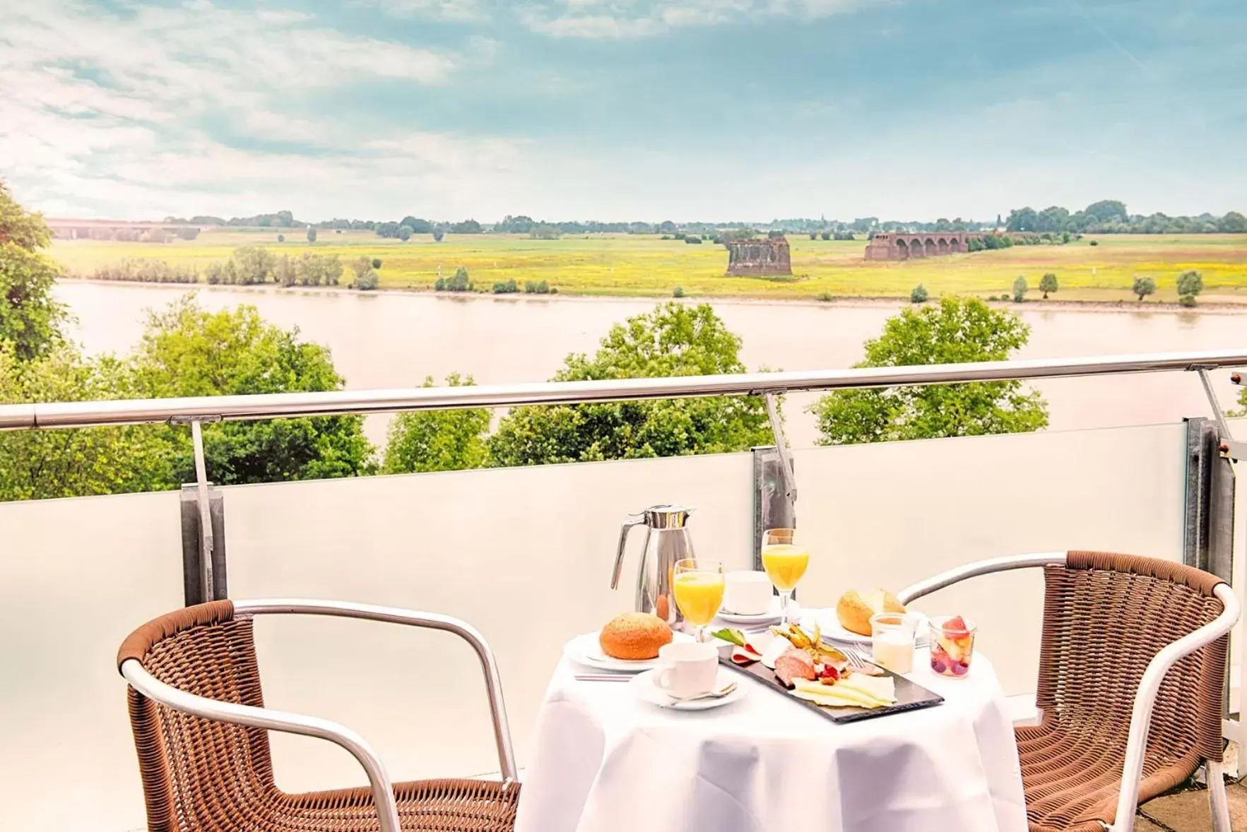 Balcony/Terrace in Welcome Hotel Wesel