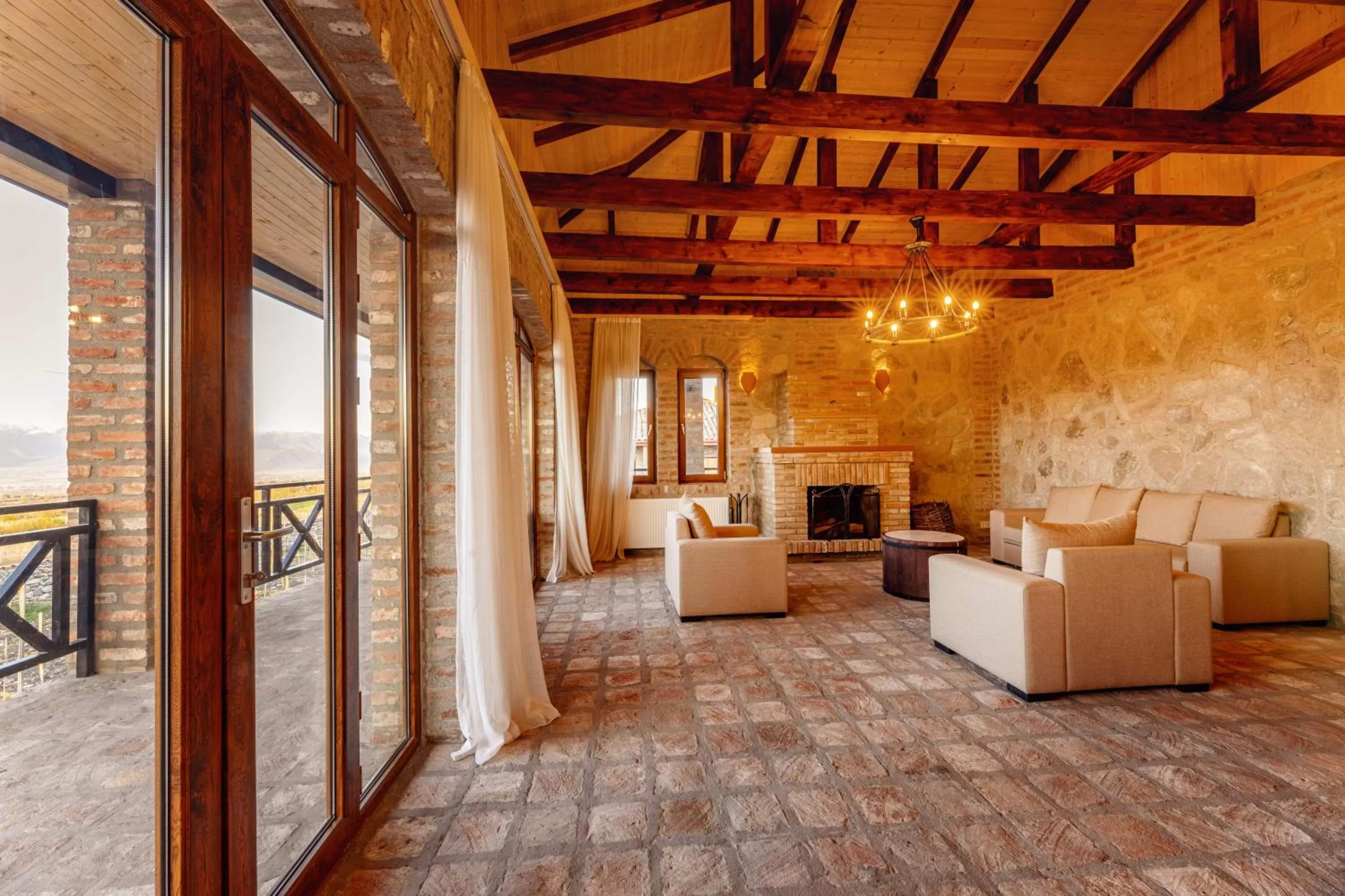 Living room in Schuchmann Wines Château,Villas & SPA