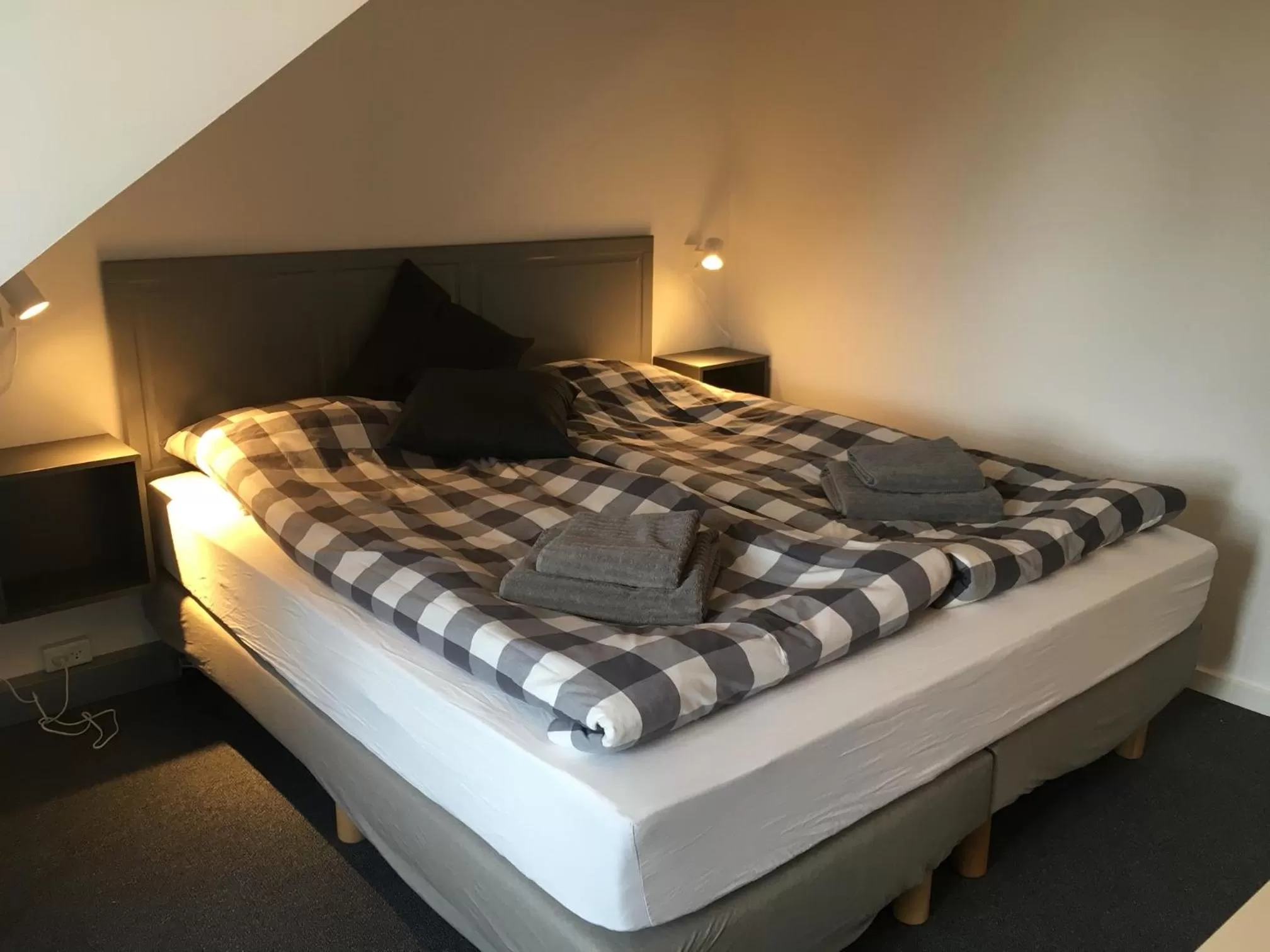 Bed in Hotel Osted